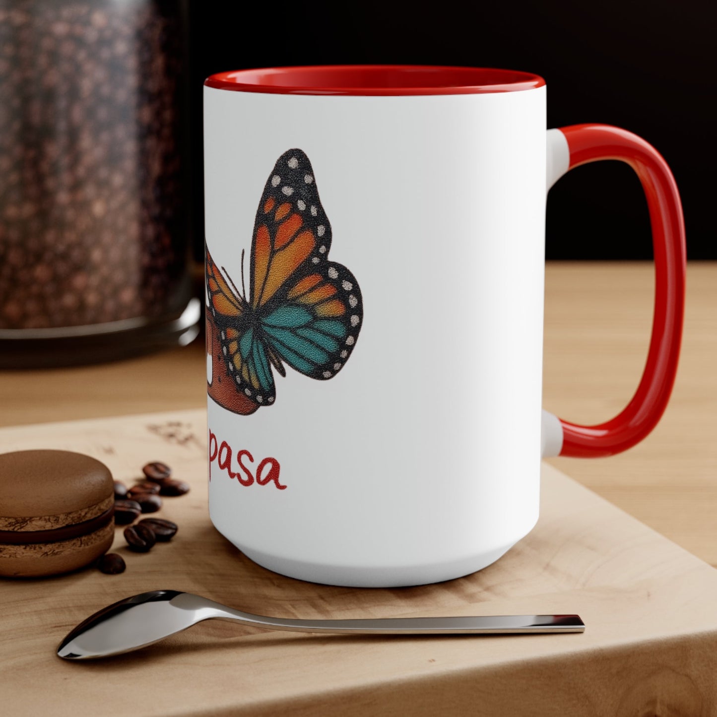 Boho Hippie Mugs for Free Spirits 🌞☕ Butterfly & Band - Aid Empowerment Mug - Inspirational Coffee Cup, Gift for Friends, Self - Care, Motivational, Encouragement, Home Decor - Metamorphosis Creations