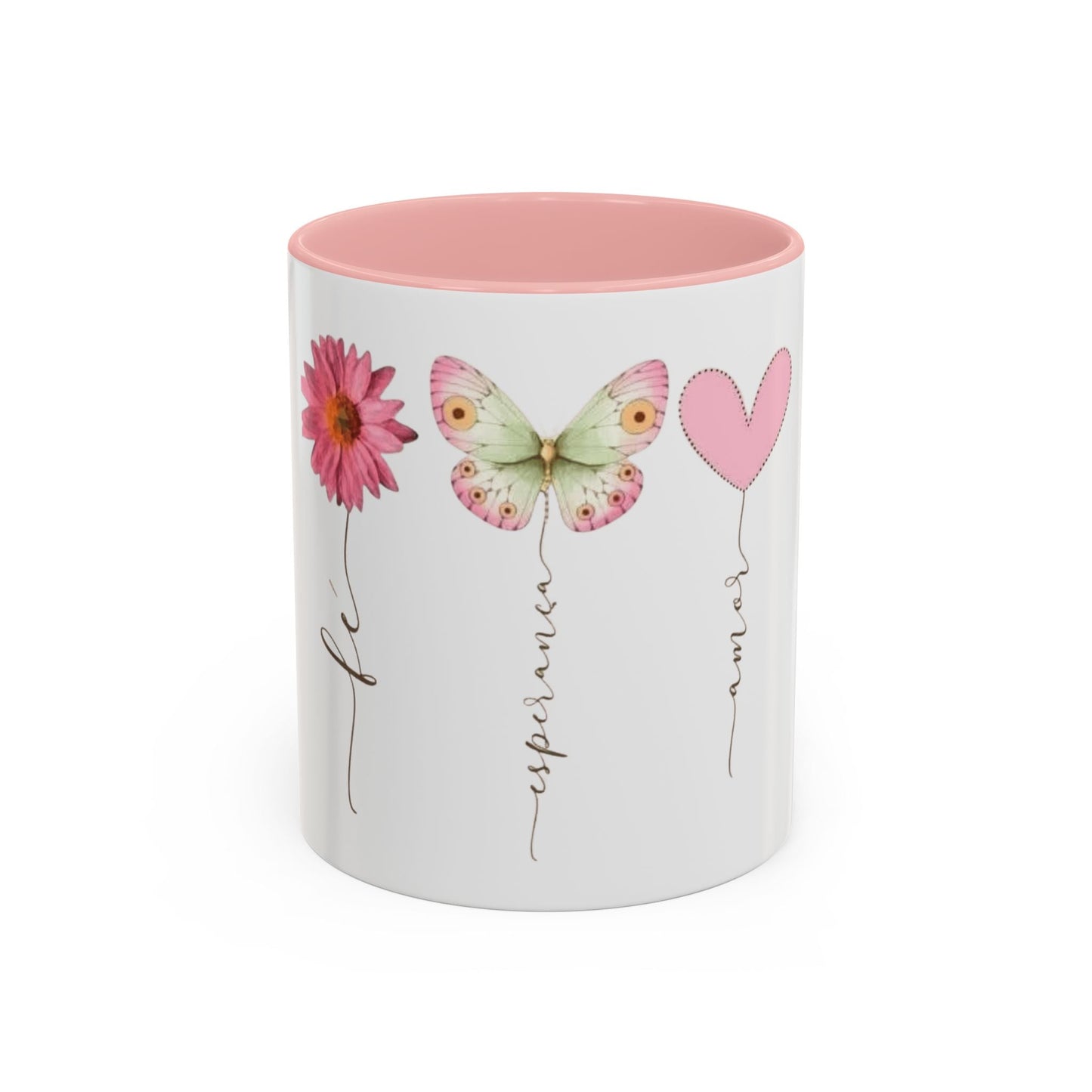 Boho Hippie Mugs for Free Spirits Inspirational Accent Coffee Mug, Flower & Butterfly Design, Hopeful Gift, Morning Coffee, Floral Tea Cup - Metamorphosis Creations