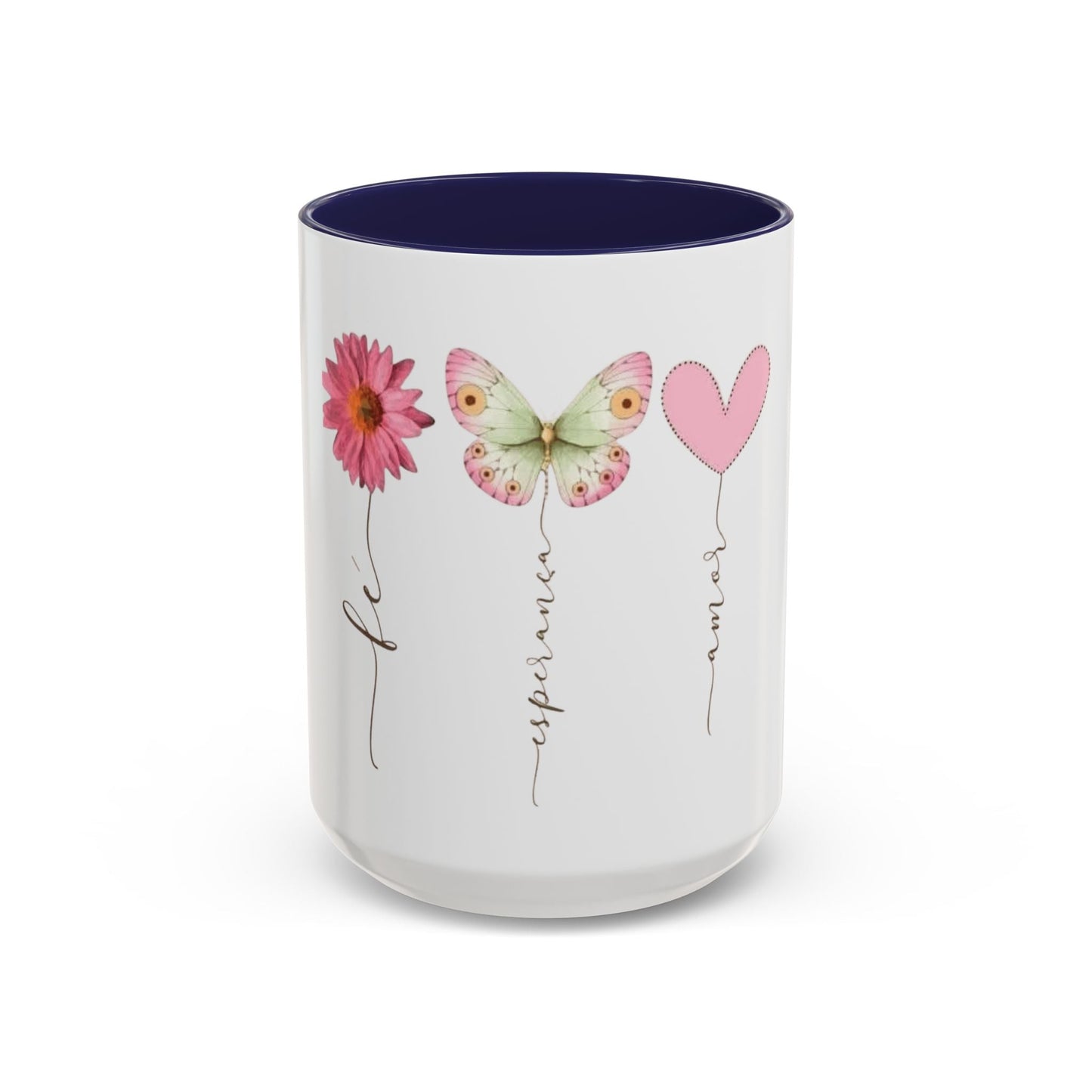 Boho Hippie Mugs for Free Spirits Inspirational Accent Coffee Mug, Flower & Butterfly Design, Hopeful Gift, Morning Coffee, Floral Tea Cup - Metamorphosis Creations