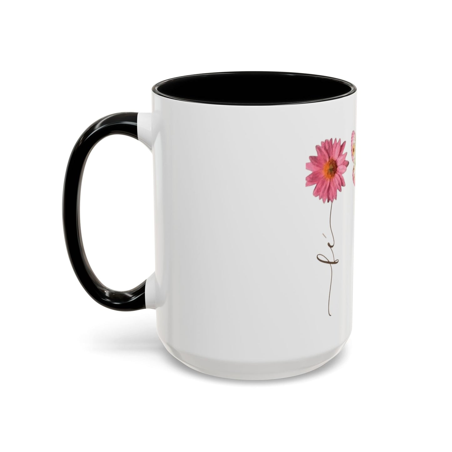 Boho Hippie Mugs for Free Spirits Inspirational Accent Coffee Mug, Flower & Butterfly Design, Hopeful Gift, Morning Coffee, Floral Tea Cup - Metamorphosis Creations