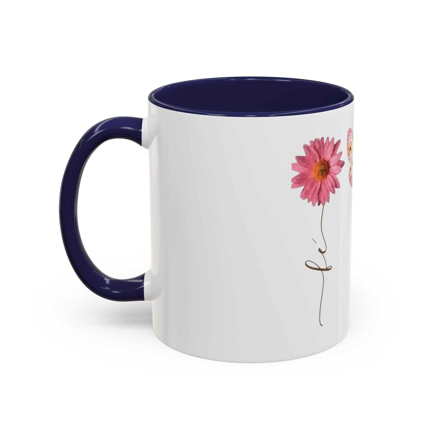 Boho Hippie Mugs for Free Spirits Inspirational Accent Coffee Mug, Flower & Butterfly Design, Hopeful Gift, Morning Coffee, Floral Tea Cup - Metamorphosis Creations