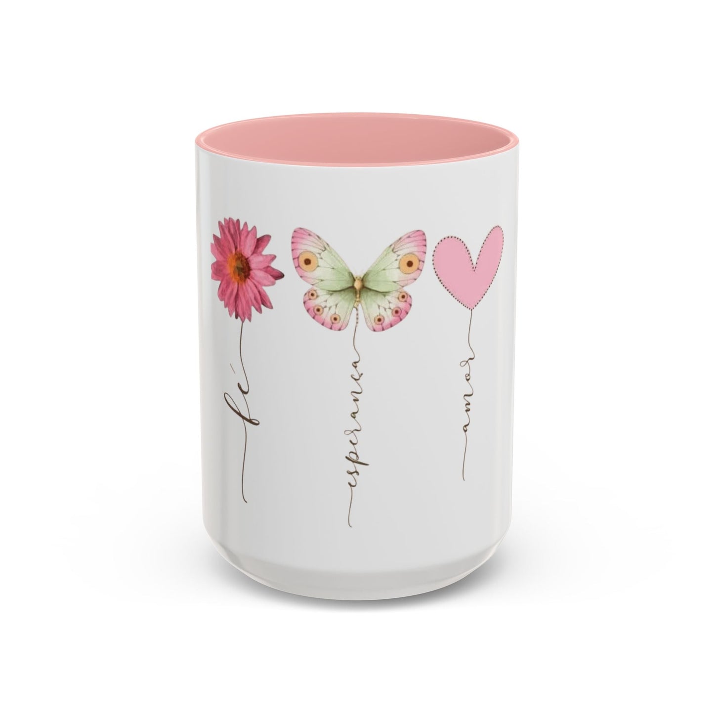 Boho Hippie Mugs for Free Spirits Inspirational Accent Coffee Mug, Flower & Butterfly Design, Hopeful Gift, Morning Coffee, Floral Tea Cup - Metamorphosis Creations