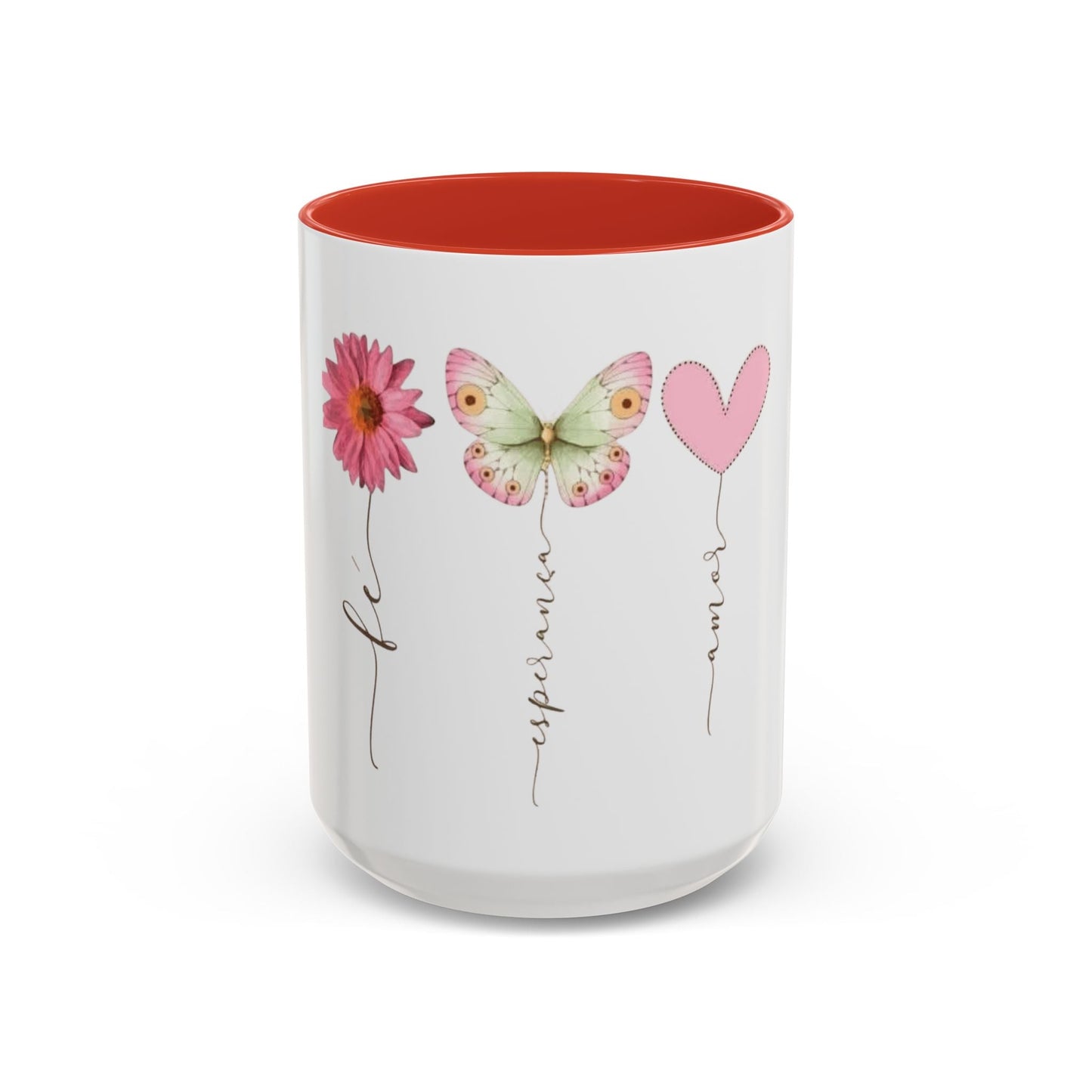 Boho Hippie Mugs for Free Spirits Inspirational Accent Coffee Mug, Flower & Butterfly Design, Hopeful Gift, Morning Coffee, Floral Tea Cup - Metamorphosis Creations