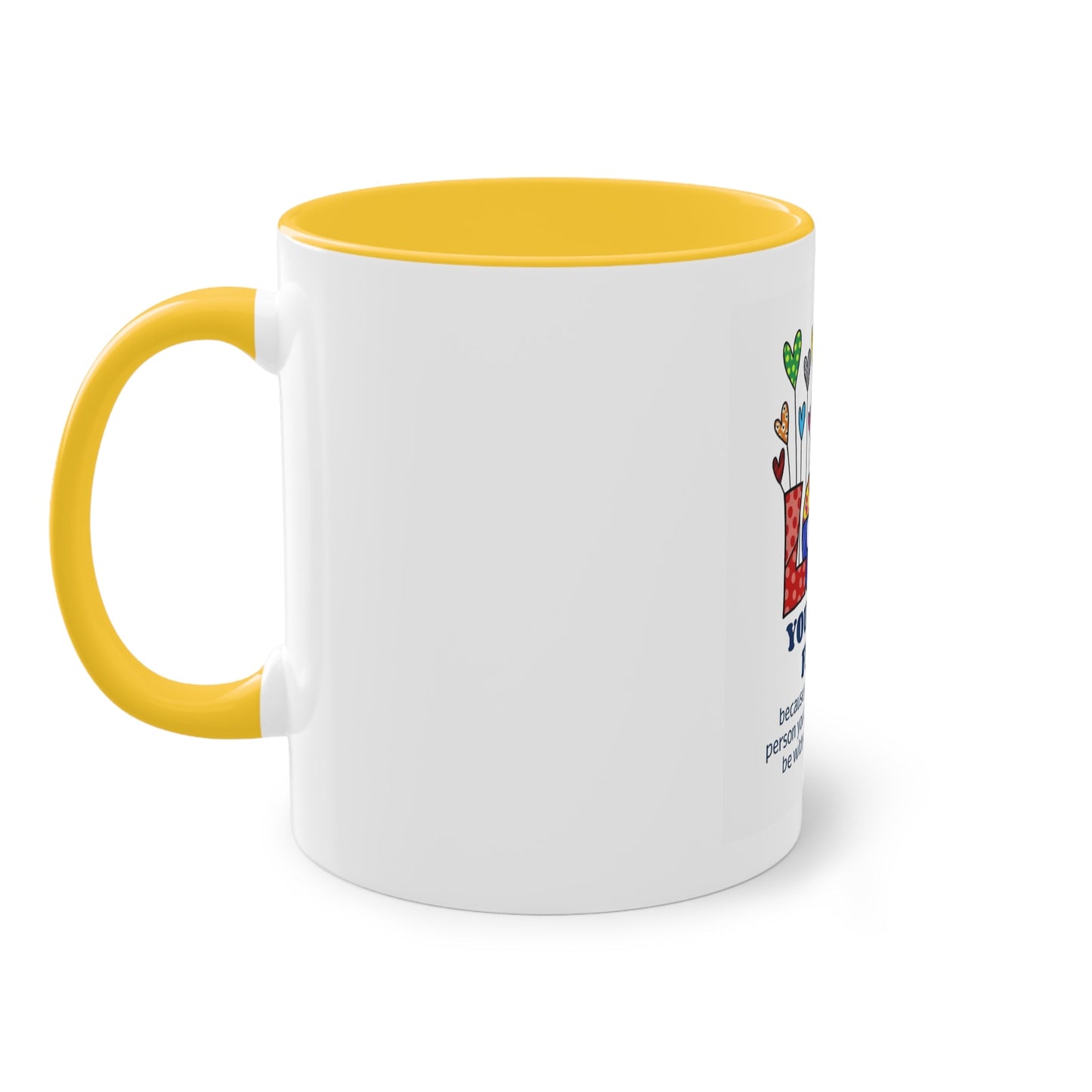 Boho Hippie Mugs for Free Spirits Inspirational Two - Tone Coffee Mug, Love Yourself First, Self - Care Gift, Motivation Mug, Affirmation Drinkware - Metamorphosis Creations