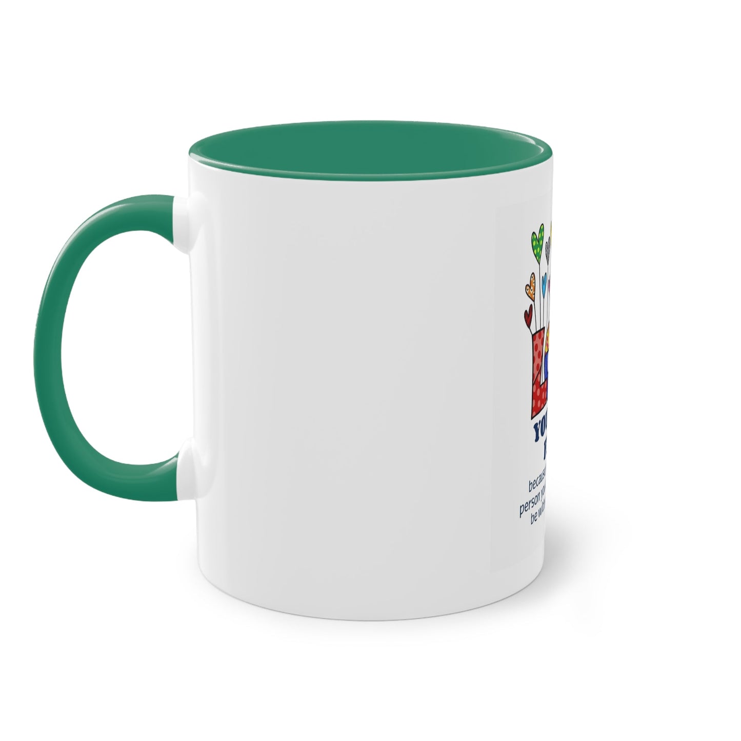 Boho Hippie Mugs for Free Spirits Inspirational Two - Tone Coffee Mug, Love Yourself First, Self - Care Gift, Motivation Mug, Affirmation Drinkware - Metamorphosis Creations
