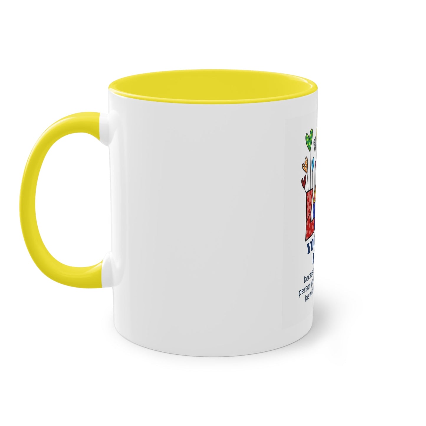 Boho Hippie Mugs for Free Spirits Inspirational Two - Tone Coffee Mug, Love Yourself First, Self - Care Gift, Motivation Mug, Affirmation Drinkware - Metamorphosis Creations
