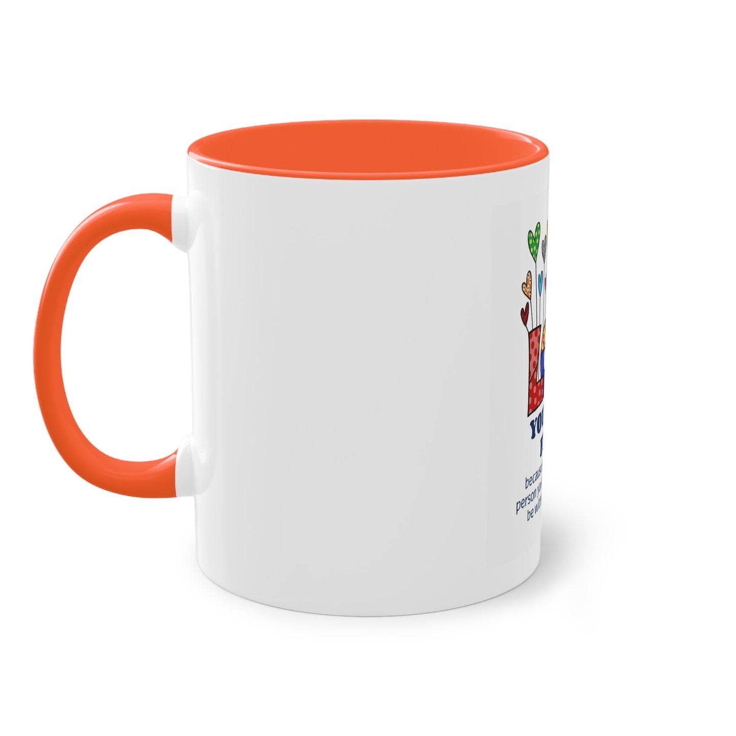 Boho Hippie Mugs for Free Spirits Inspirational Two - Tone Coffee Mug, Love Yourself First, Self - Care Gift, Motivation Mug, Affirmation Drinkware - Metamorphosis Creations