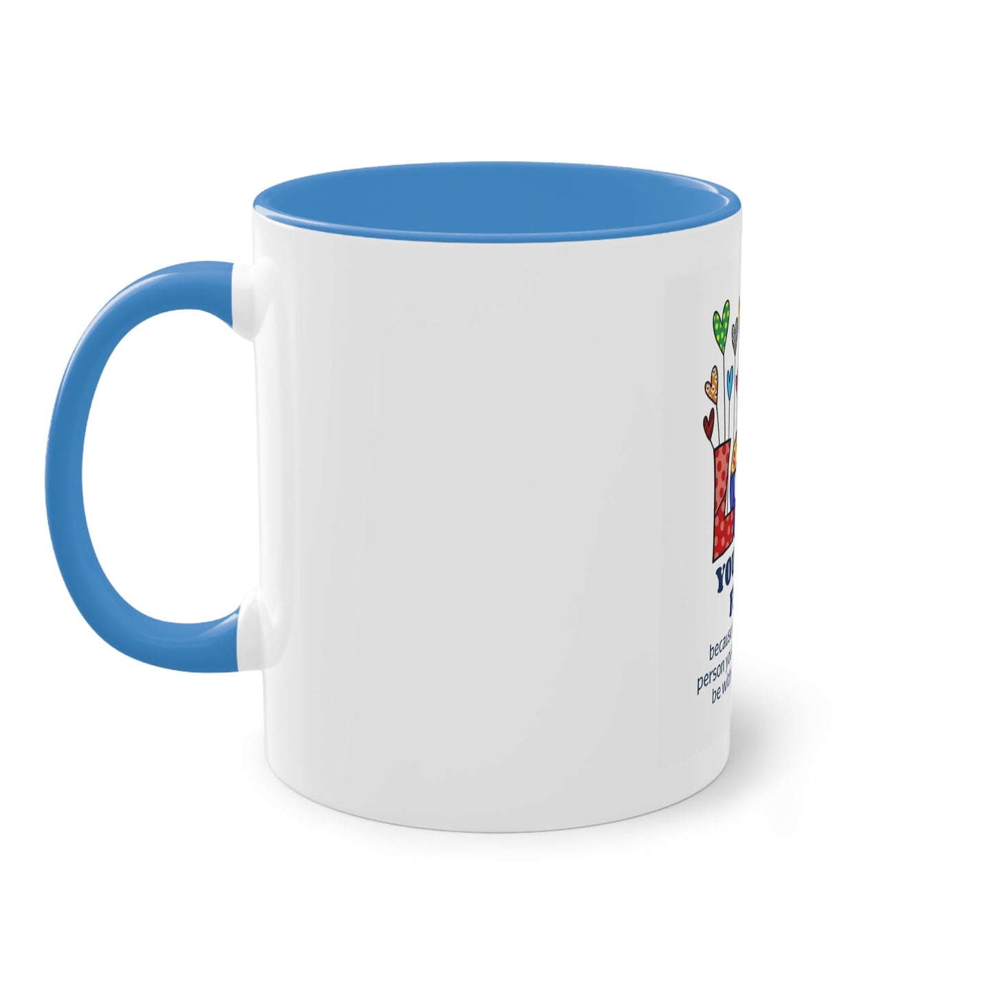 Boho Hippie Mugs for Free Spirits Inspirational Two - Tone Coffee Mug, Love Yourself First, Self - Care Gift, Motivation Mug, Affirmation Drinkware - Metamorphosis Creations