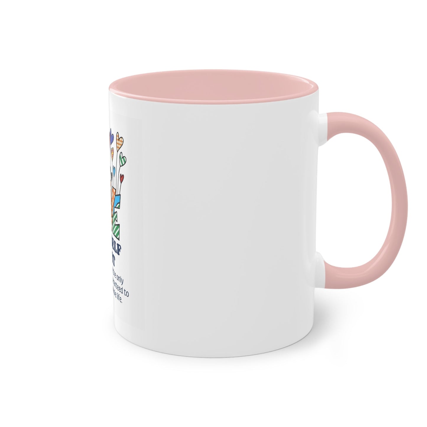 Boho Hippie Mugs for Free Spirits Inspirational Two - Tone Coffee Mug, Love Yourself First, Self - Care Gift, Motivation Mug, Affirmation Drinkware - Metamorphosis Creations