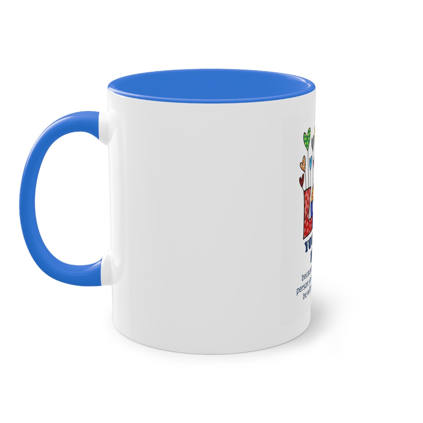 Boho Hippie Mugs for Free Spirits Inspirational Two - Tone Coffee Mug, Love Yourself First, Self - Care Gift, Motivation Mug, Affirmation Drinkware - Metamorphosis Creations