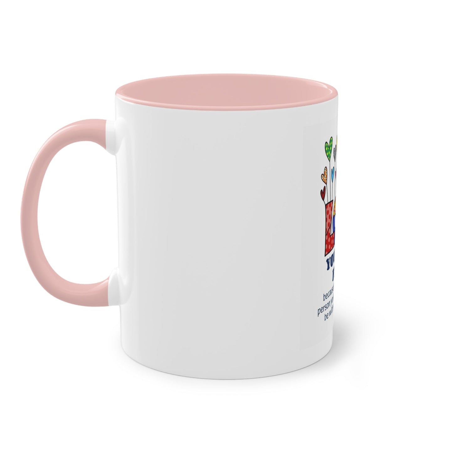 Boho Hippie Mugs for Free Spirits Inspirational Two - Tone Coffee Mug, Love Yourself First, Self - Care Gift, Motivation Mug, Affirmation Drinkware - Metamorphosis Creations