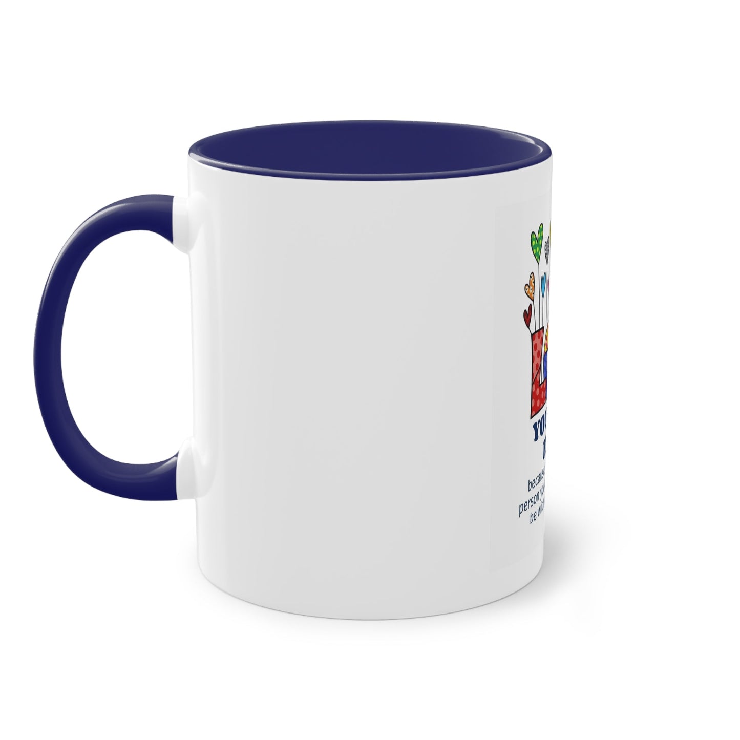 Boho Hippie Mugs for Free Spirits Inspirational Two - Tone Coffee Mug, Love Yourself First, Self - Care Gift, Motivation Mug, Affirmation Drinkware - Metamorphosis Creations