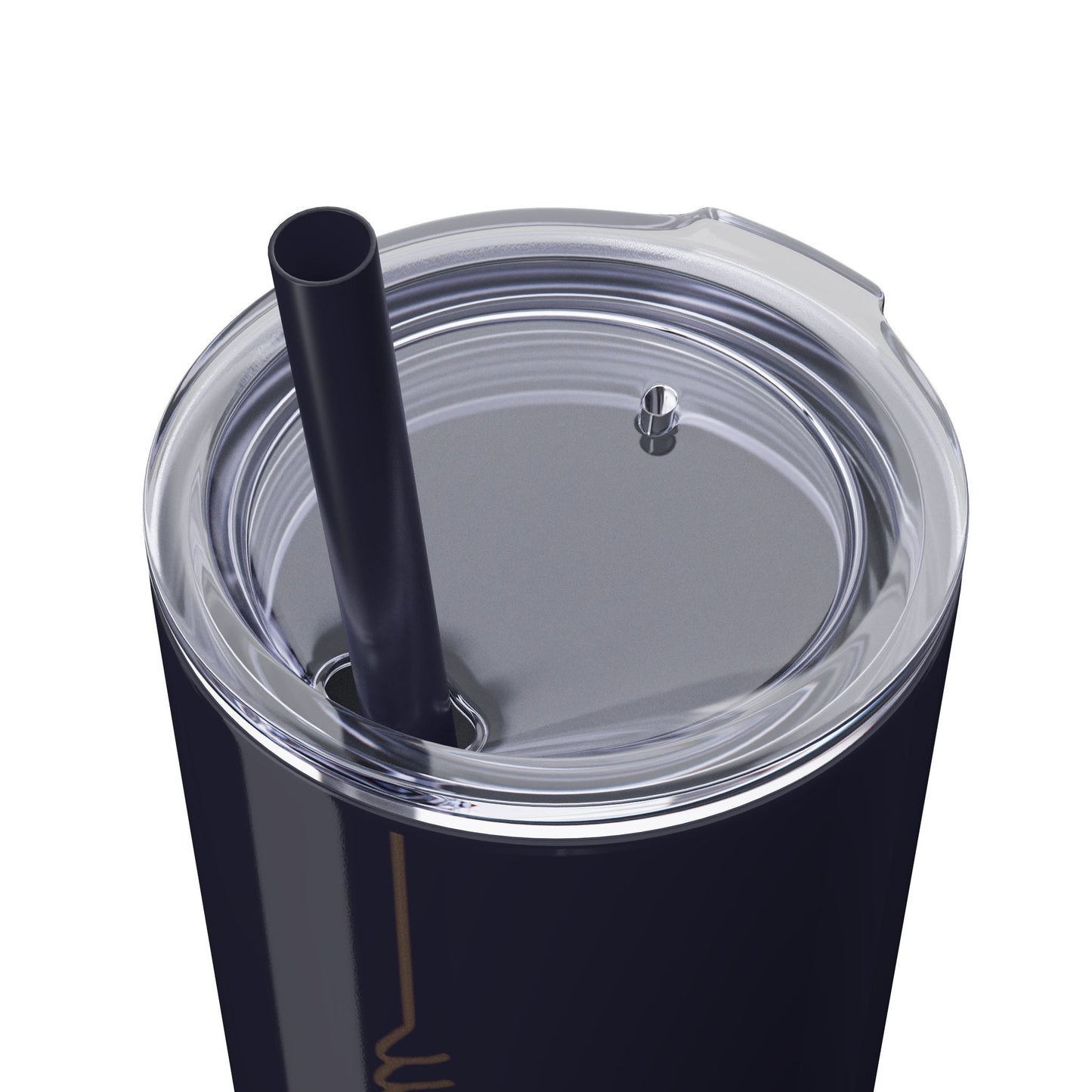 Boho Hippie Mugs for Free Spirits Skinny Tumbler with Straw, 20oz - Metamorphosis Creations