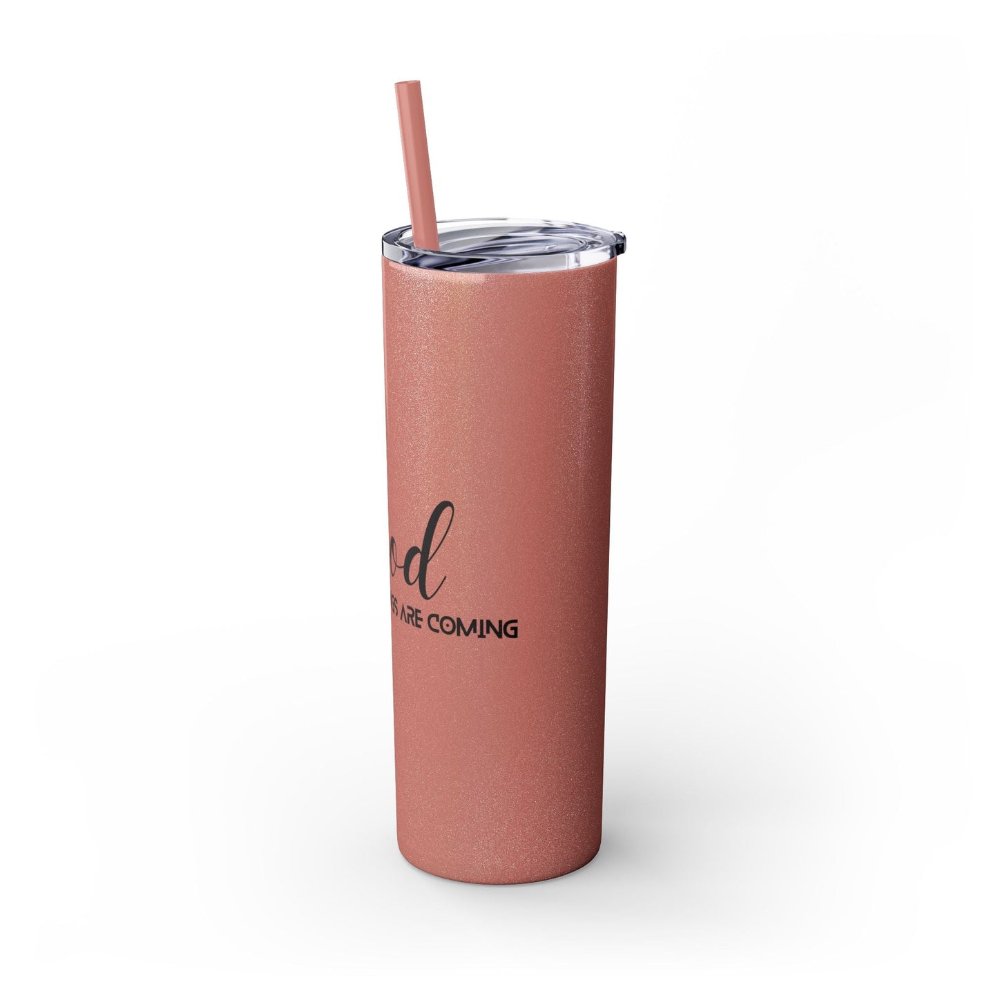 Boho Hippie Mugs for Free Spirits Skinny Tumbler with Straw, 20oz - Metamorphosis Creations