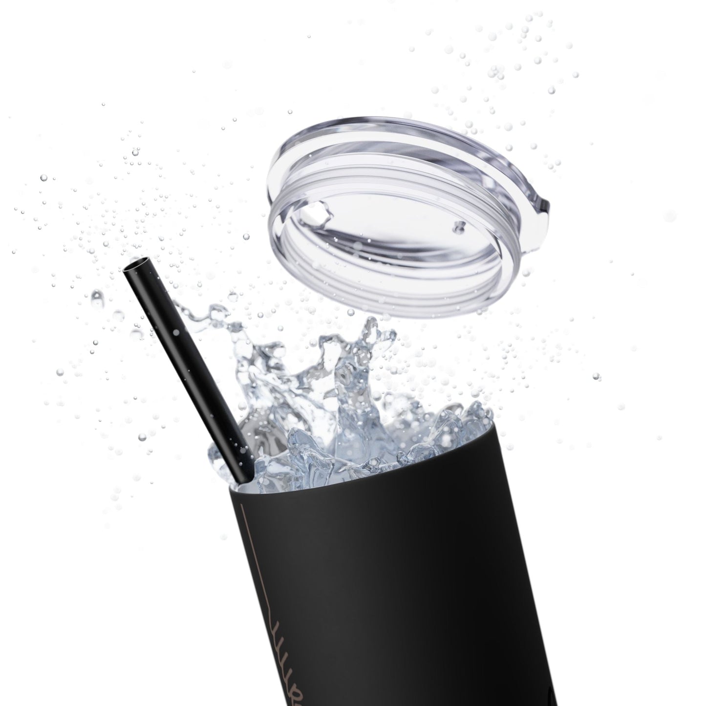 Boho Hippie Mugs for Free Spirits Skinny Tumbler with Straw, 20oz - Metamorphosis Creations
