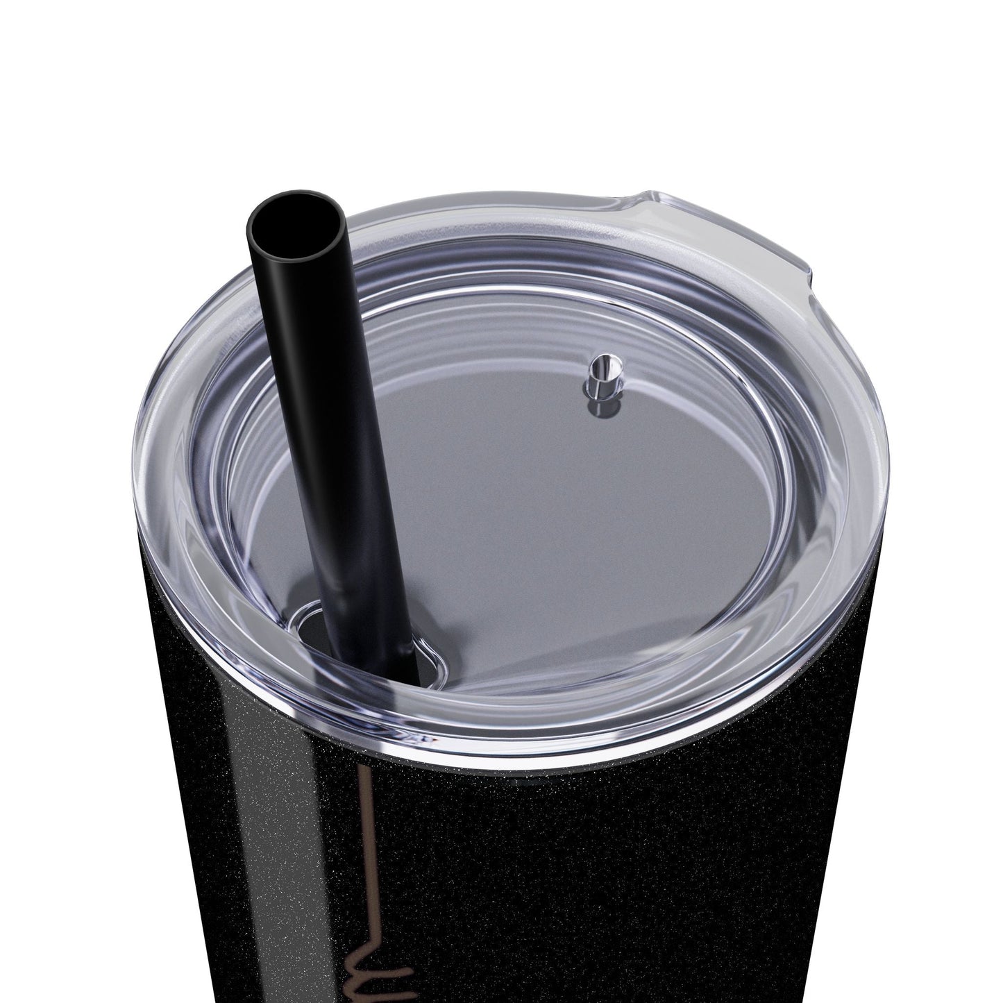 Boho Hippie Mugs for Free Spirits Skinny Tumbler with Straw, 20oz - Metamorphosis Creations