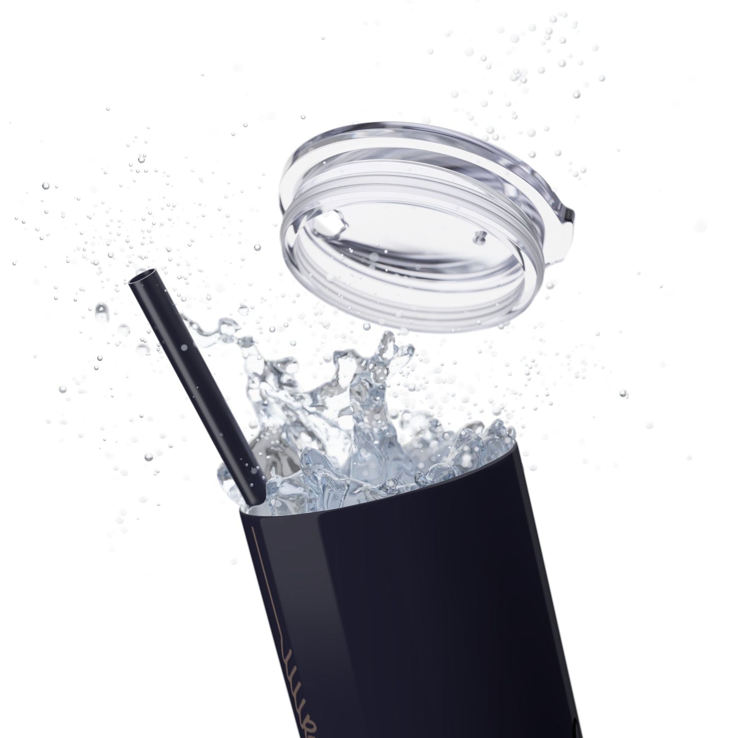 Boho Hippie Mugs for Free Spirits Skinny Tumbler with Straw, 20oz - Metamorphosis Creations