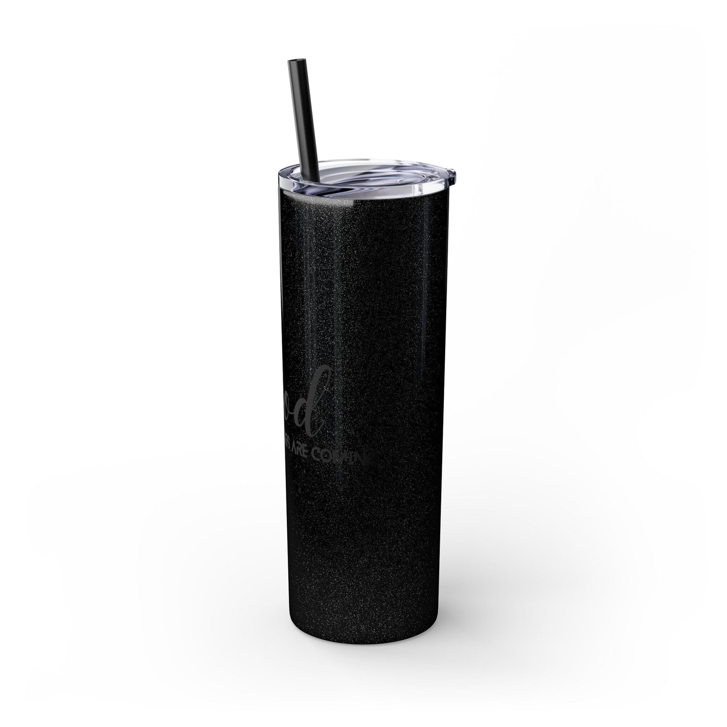 Boho Hippie Mugs for Free Spirits Skinny Tumbler with Straw, 20oz - Metamorphosis Creations