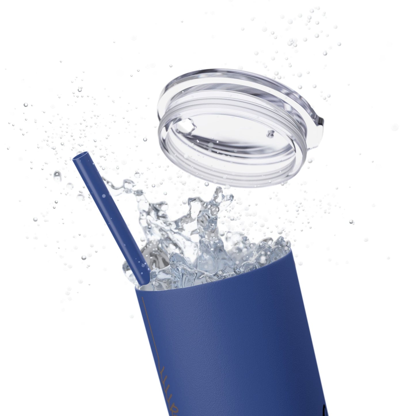 Boho Hippie Mugs for Free Spirits Skinny Tumbler with Straw, 20oz - Metamorphosis Creations