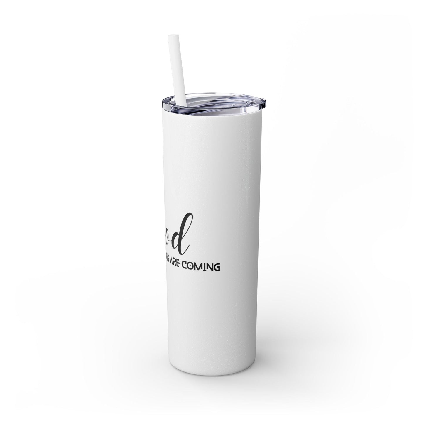 Boho Hippie Mugs for Free Spirits Skinny Tumbler with Straw, 20oz - Metamorphosis Creations