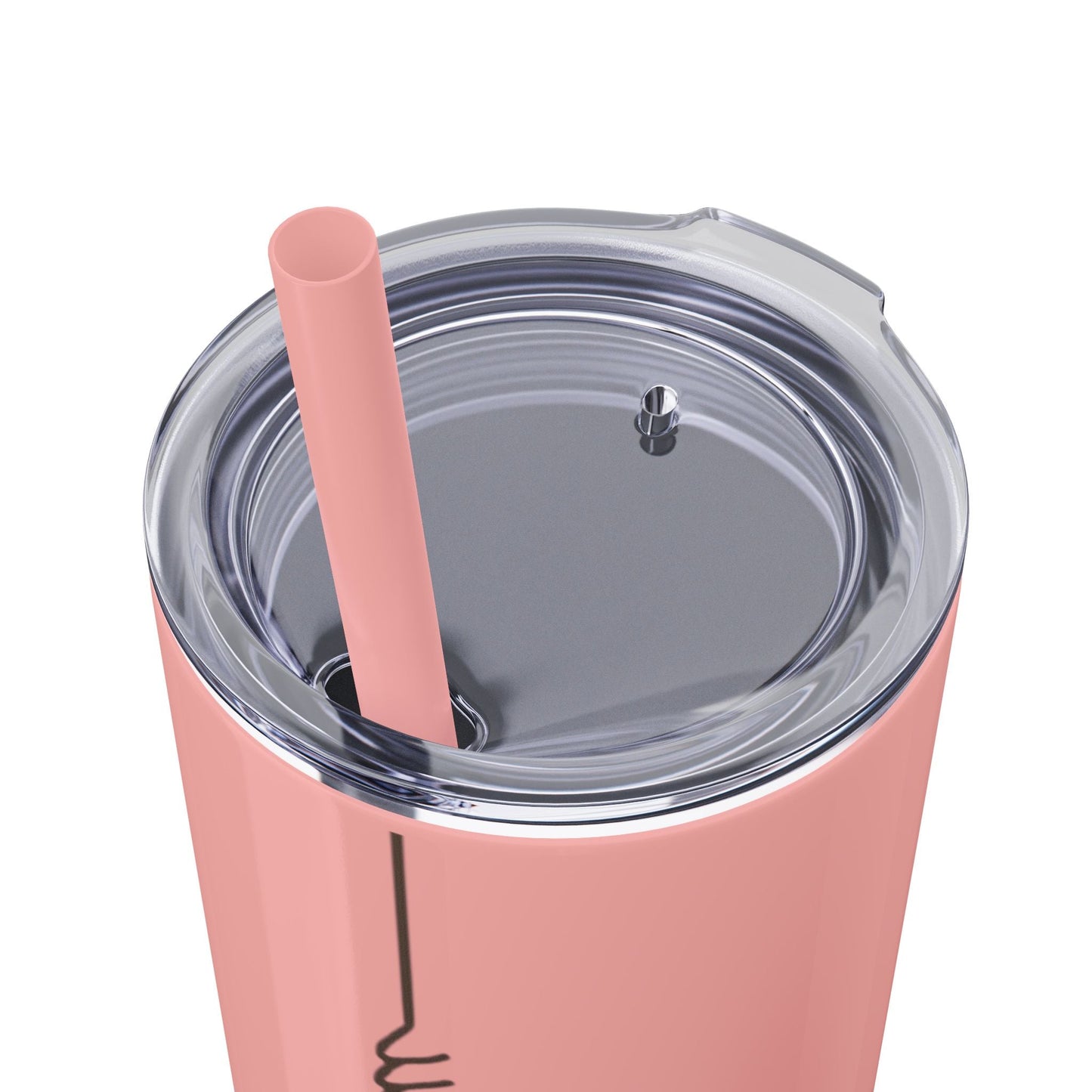 Boho Hippie Mugs for Free Spirits Skinny Tumbler with Straw, 20oz - Metamorphosis Creations