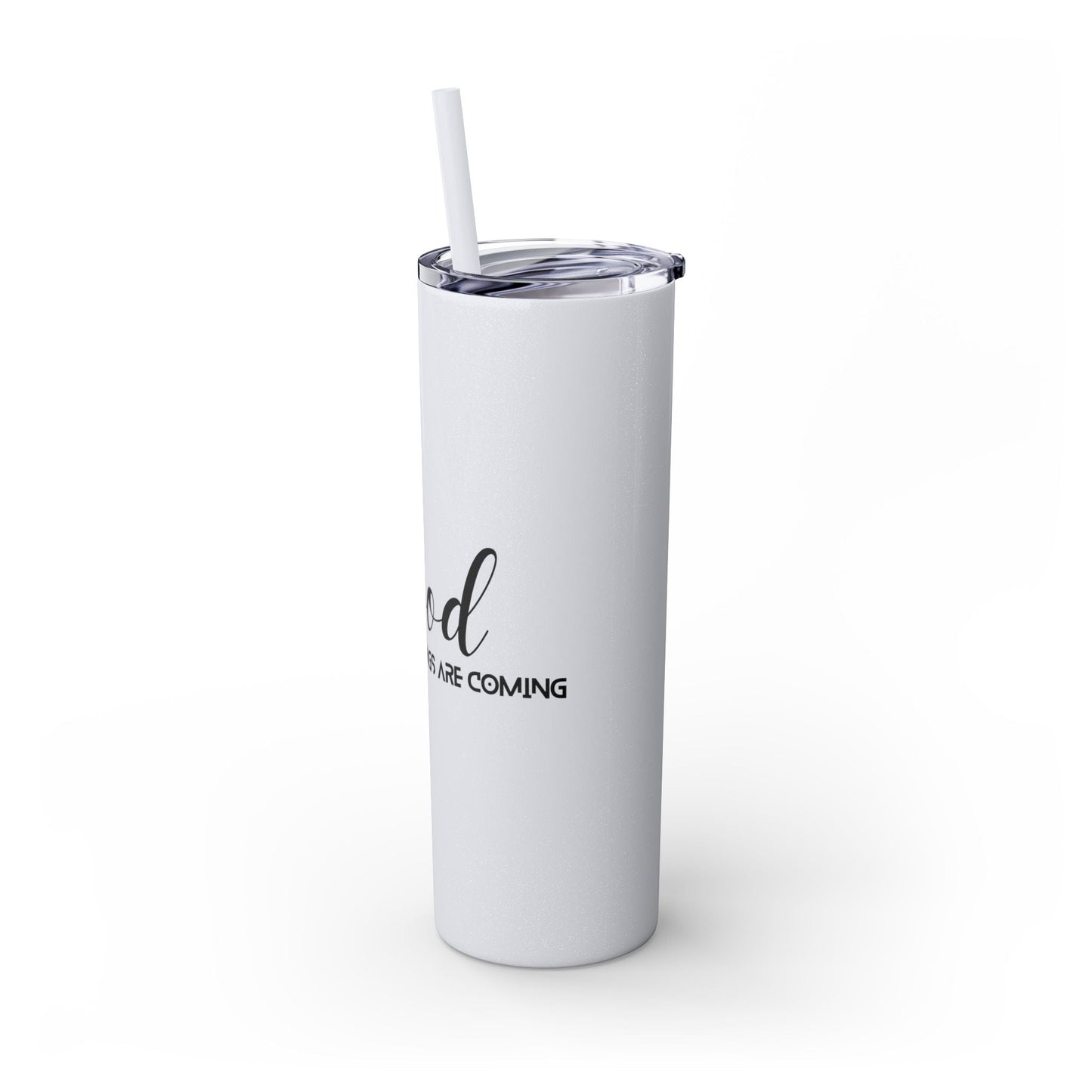 Boho Hippie Mugs for Free Spirits Skinny Tumbler with Straw, 20oz - Metamorphosis Creations
