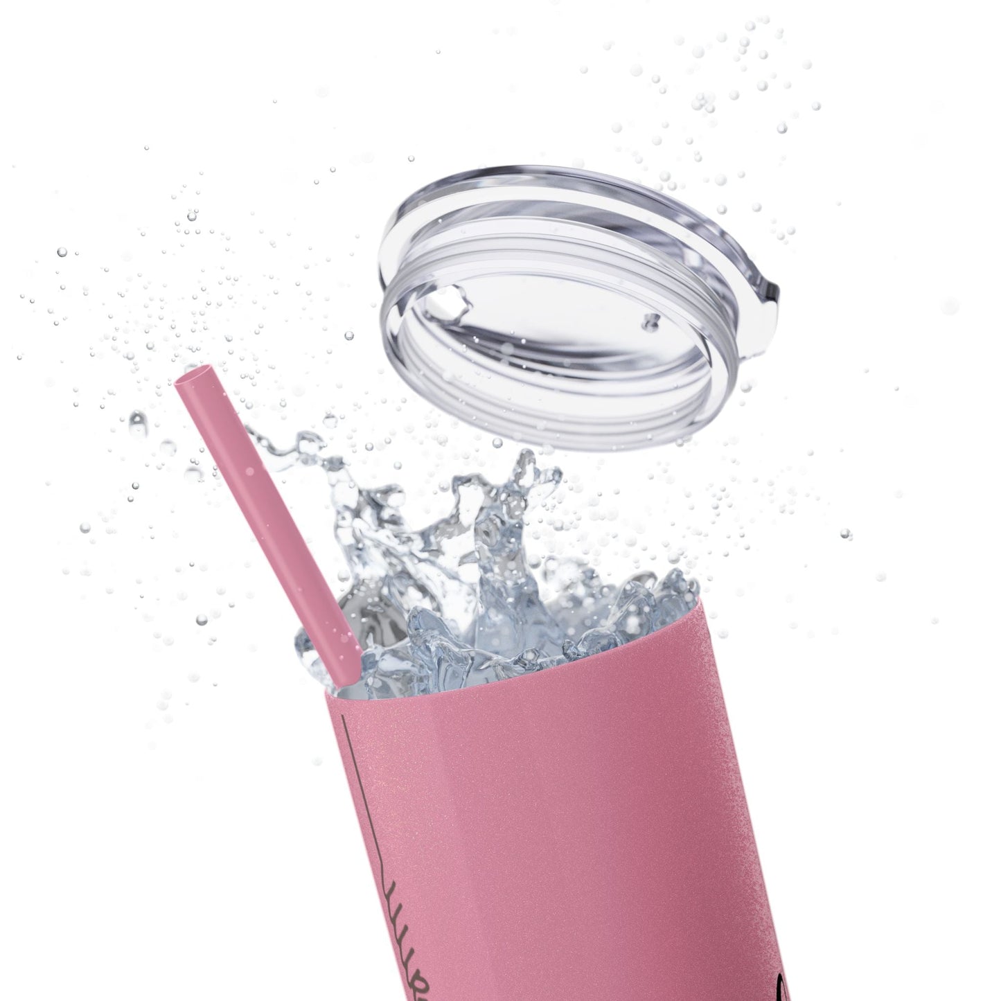 Boho Hippie Mugs for Free Spirits Skinny Tumbler with Straw, 20oz - Metamorphosis Creations