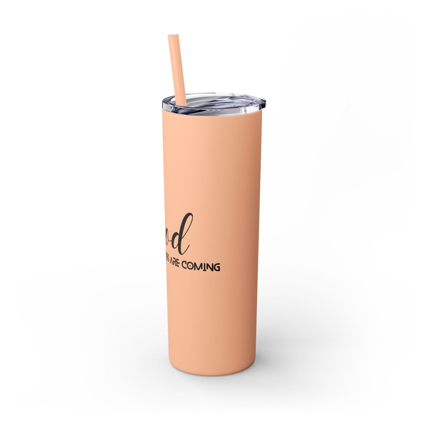 Boho Hippie Mugs for Free Spirits Skinny Tumbler with Straw, 20oz - Metamorphosis Creations
