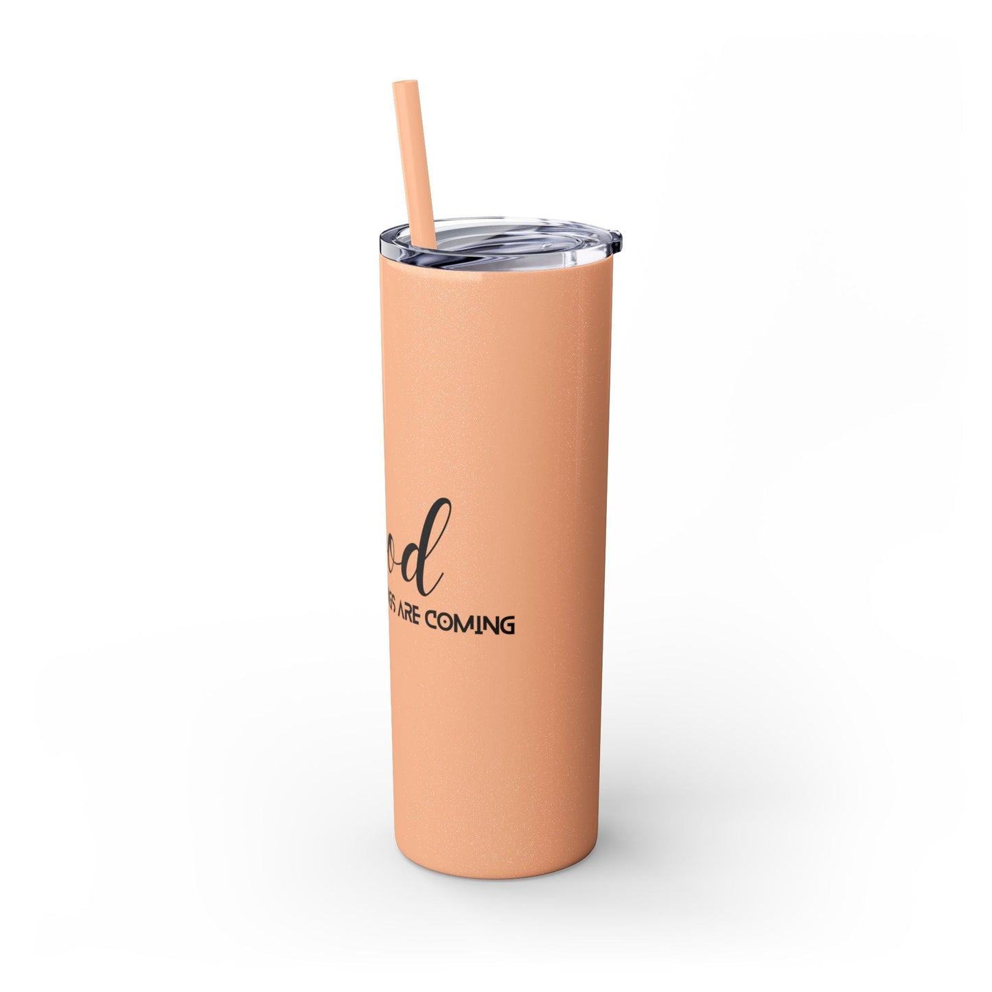 Boho Hippie Mugs for Free Spirits Skinny Tumbler with Straw, 20oz - Metamorphosis Creations