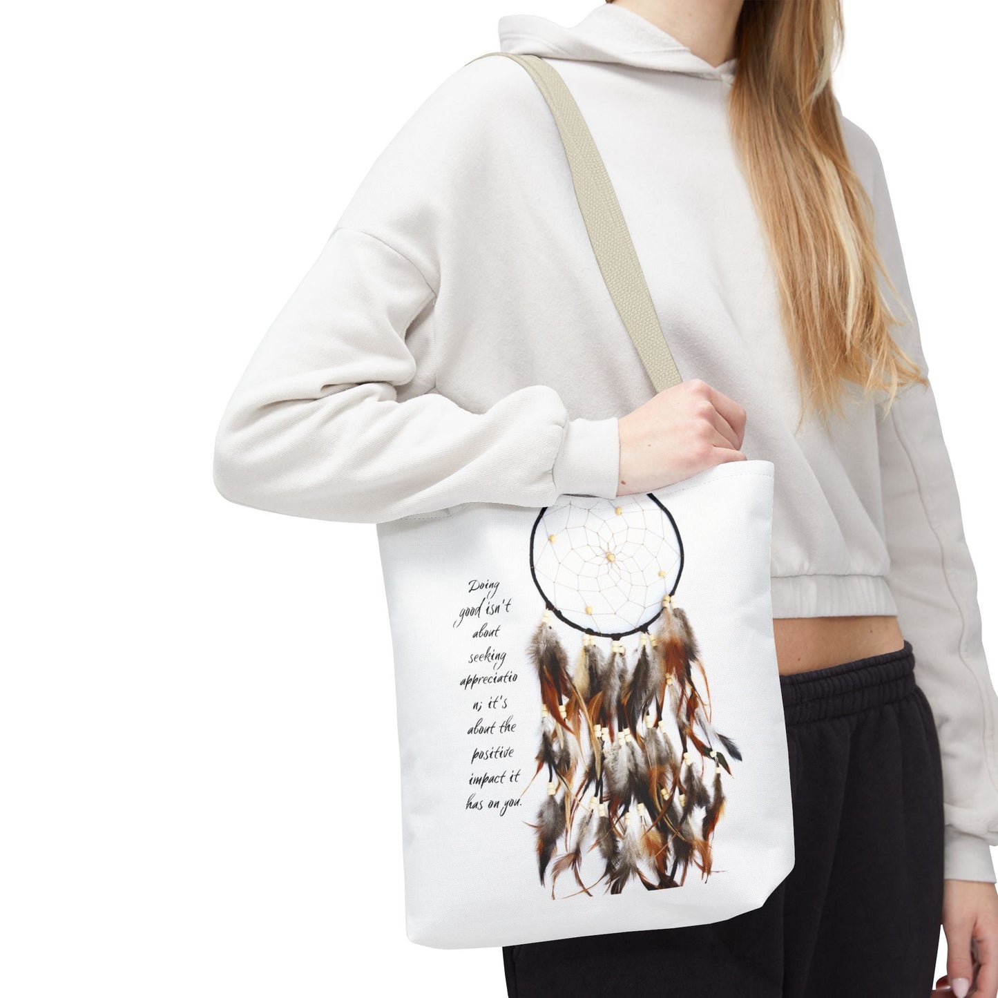 Bojo Motivational Design Tote Bags Tote Bag (AOP) - Metamorphosis Creations