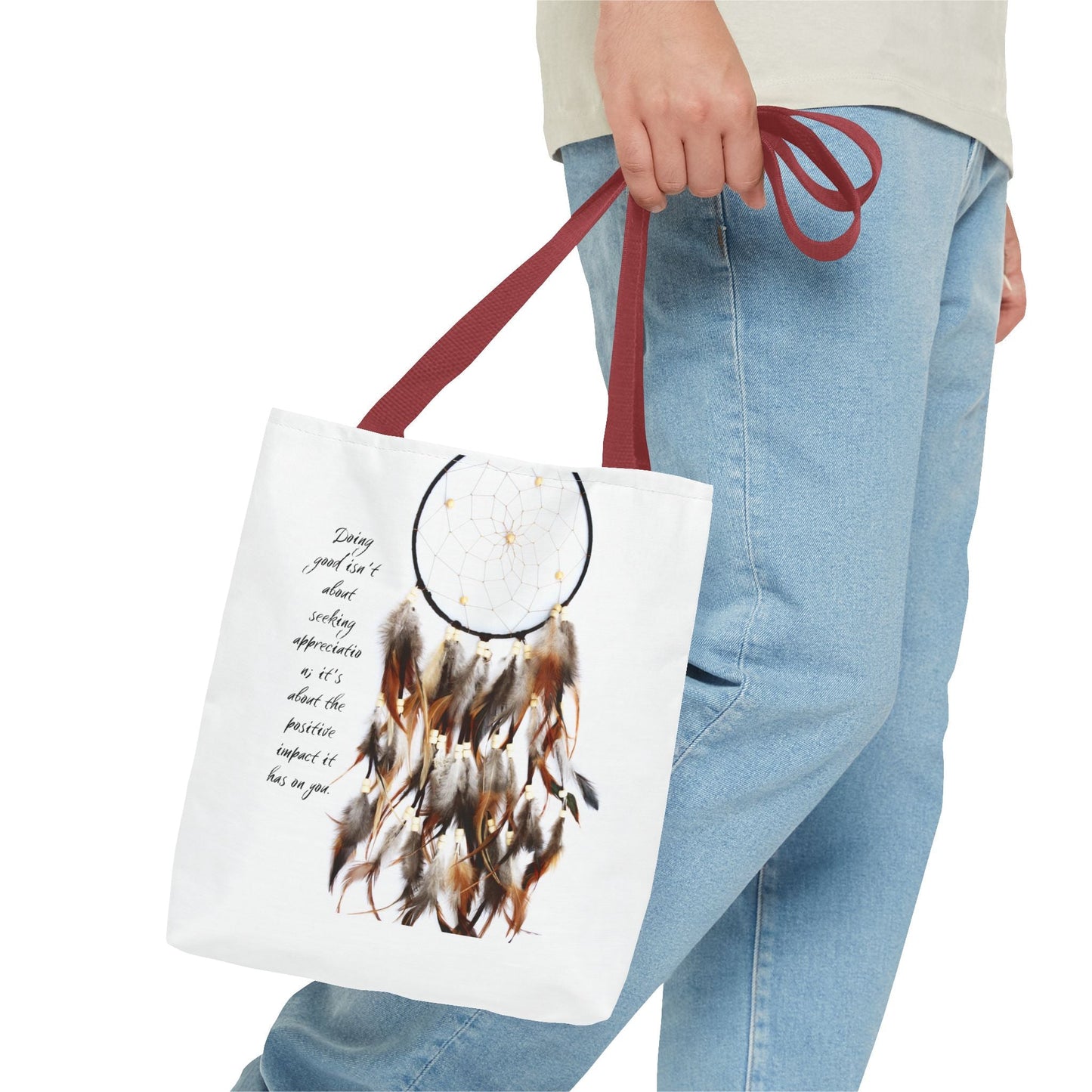 Bojo Motivational Design Tote Bags Tote Bag (AOP) - Metamorphosis Creations