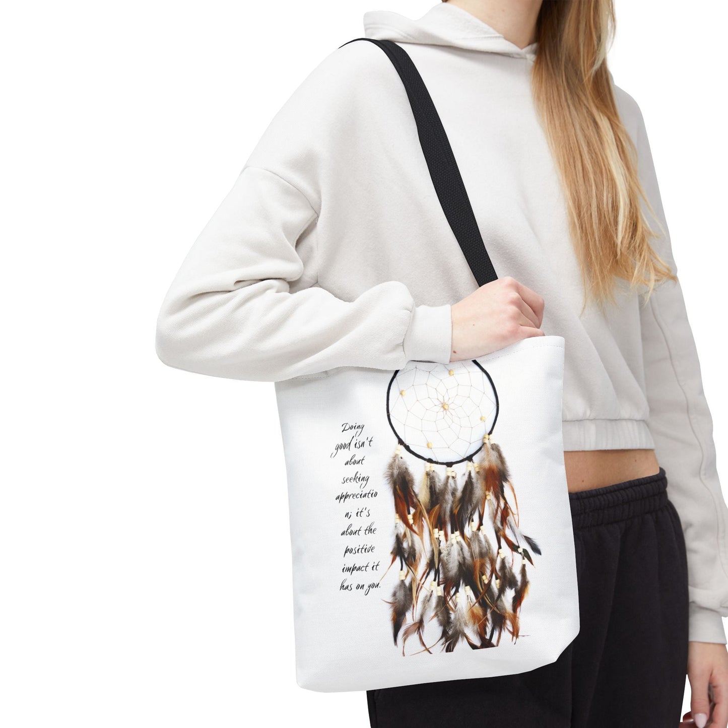 Bojo Motivational Design Tote Bags Tote Bag (AOP) - Metamorphosis Creations