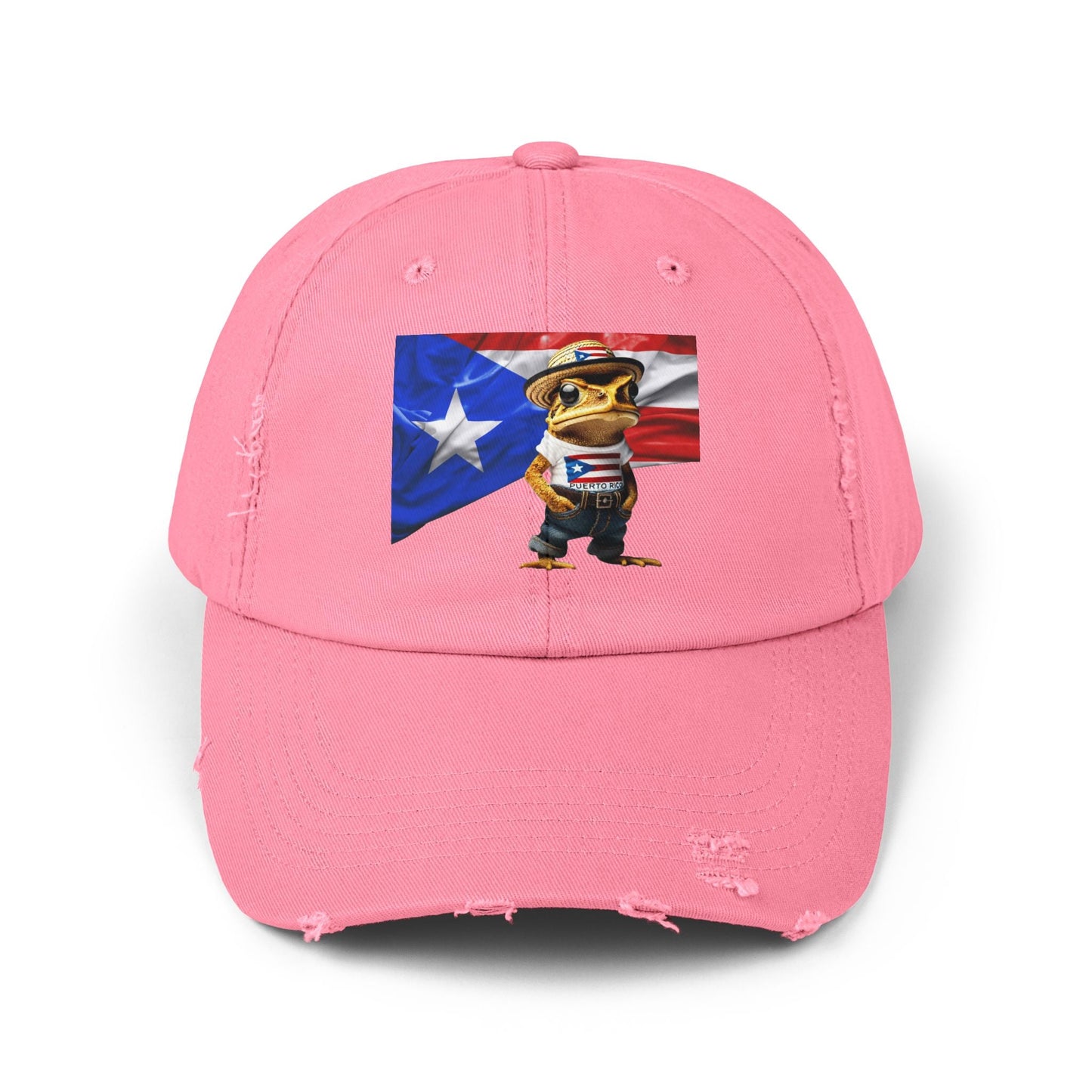 Borinquen Style: Puerto Rican Heritage Hats Unisex Distressed Cap - Metamorphosis Creations