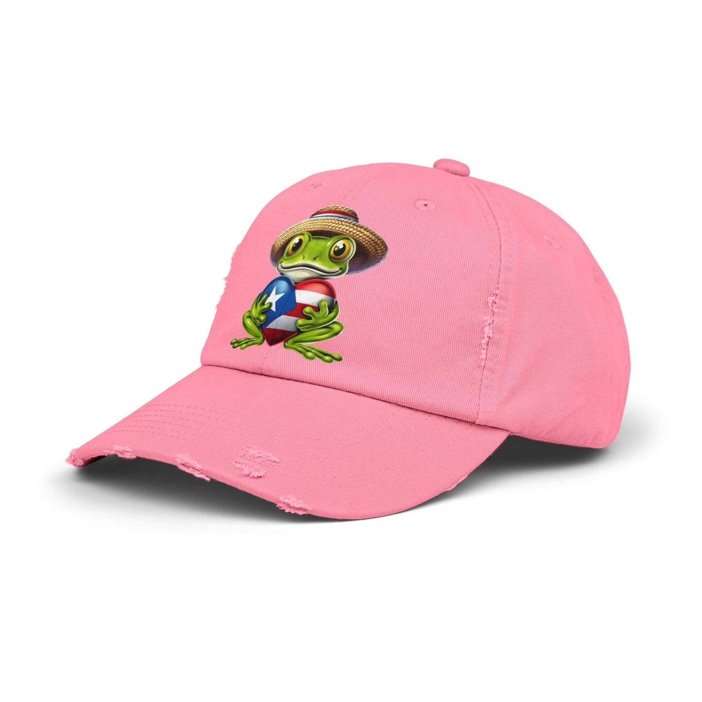 Borinquen Style: Puerto Rican Heritage Hats Unisex Distressed Cap - Metamorphosis Creations