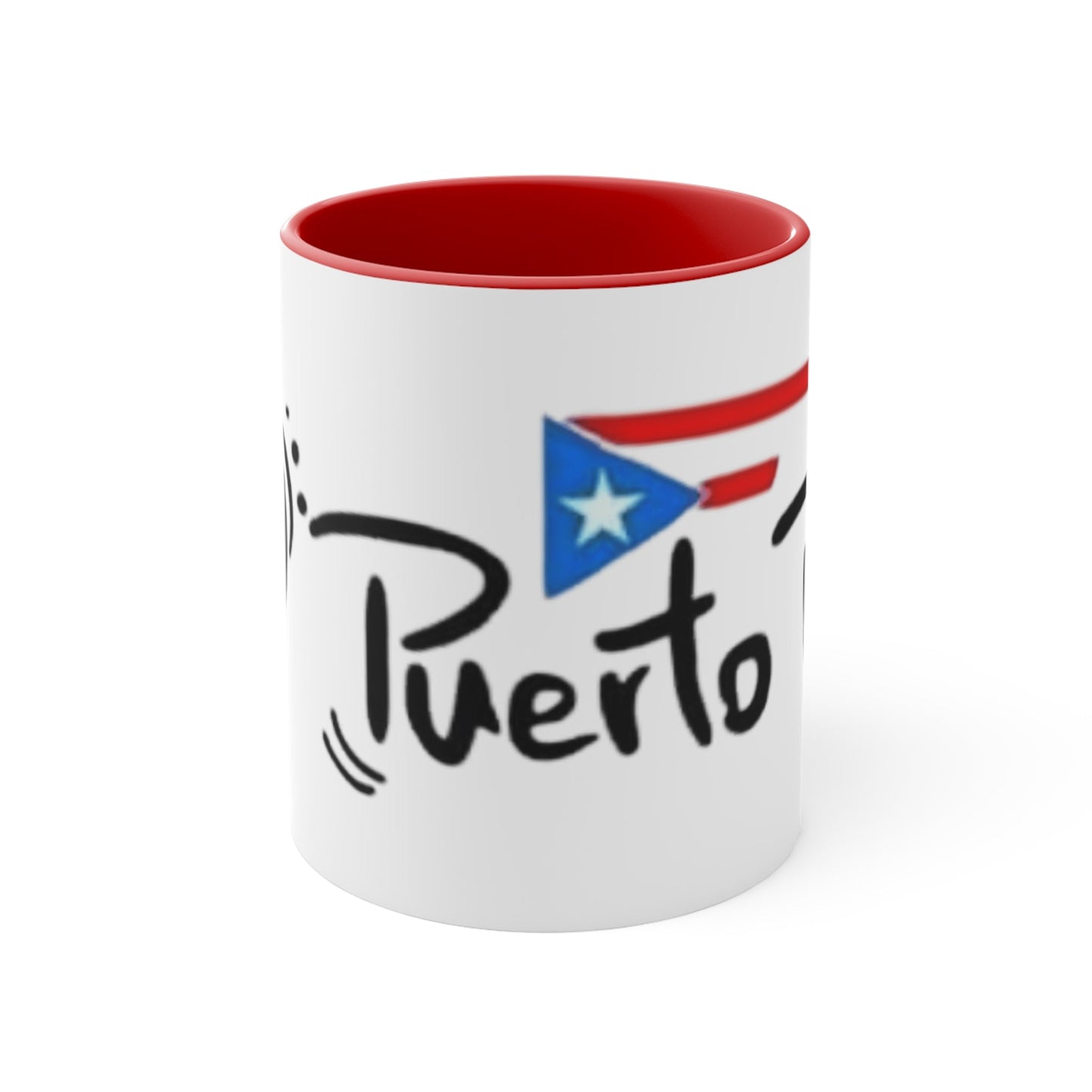 Café con Boricua: Puerto Rico - Themed Mugs & Cups Puerto Rican Flag Mug Accent Mugs - Metamorphosis Creations
