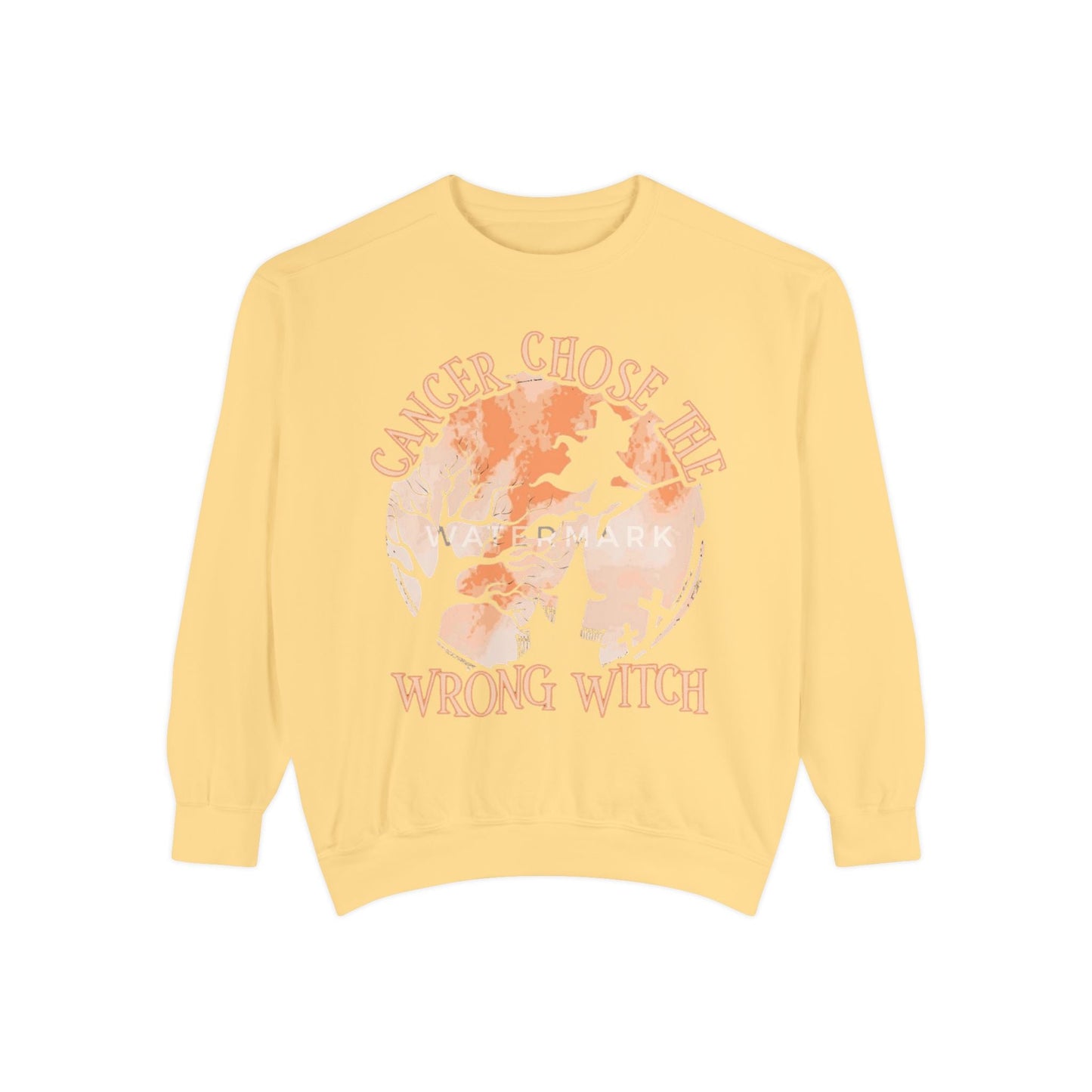 Cancer Chose the Wrong Witch Sweatshirt, Unisex Cozy Crewneck, Gift for Astrology Lovers, Witchy Style Apparel, Spiritual Gift - Metamorphosis Creations