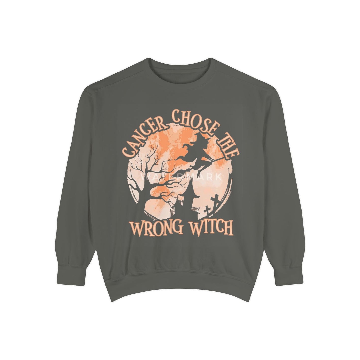 Cancer Chose the Wrong Witch Sweatshirt, Unisex Cozy Crewneck, Gift for Astrology Lovers, Witchy Style Apparel, Spiritual Gift - Metamorphosis Creations