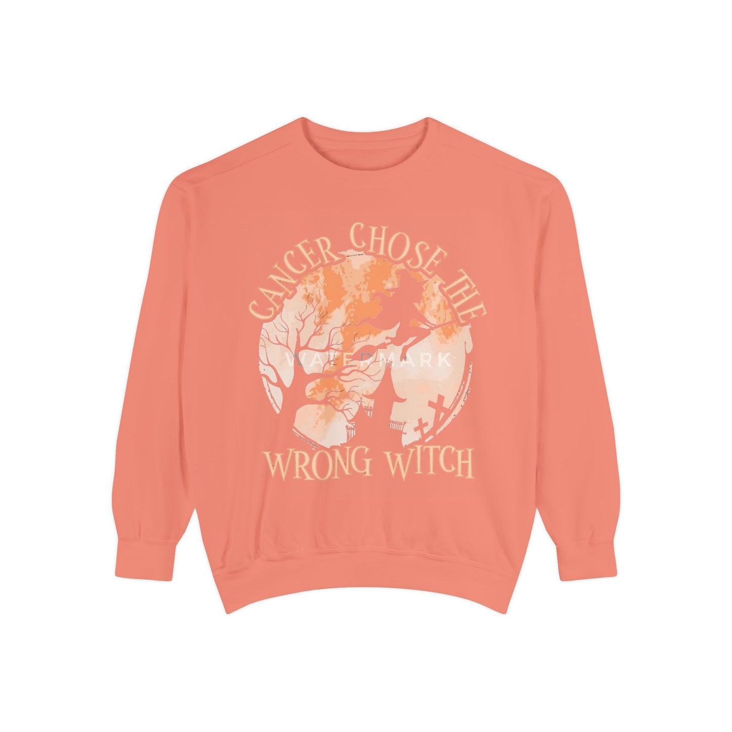 Cancer Chose the Wrong Witch Sweatshirt, Unisex Cozy Crewneck, Gift for Astrology Lovers, Witchy Style Apparel, Spiritual Gift - Metamorphosis Creations