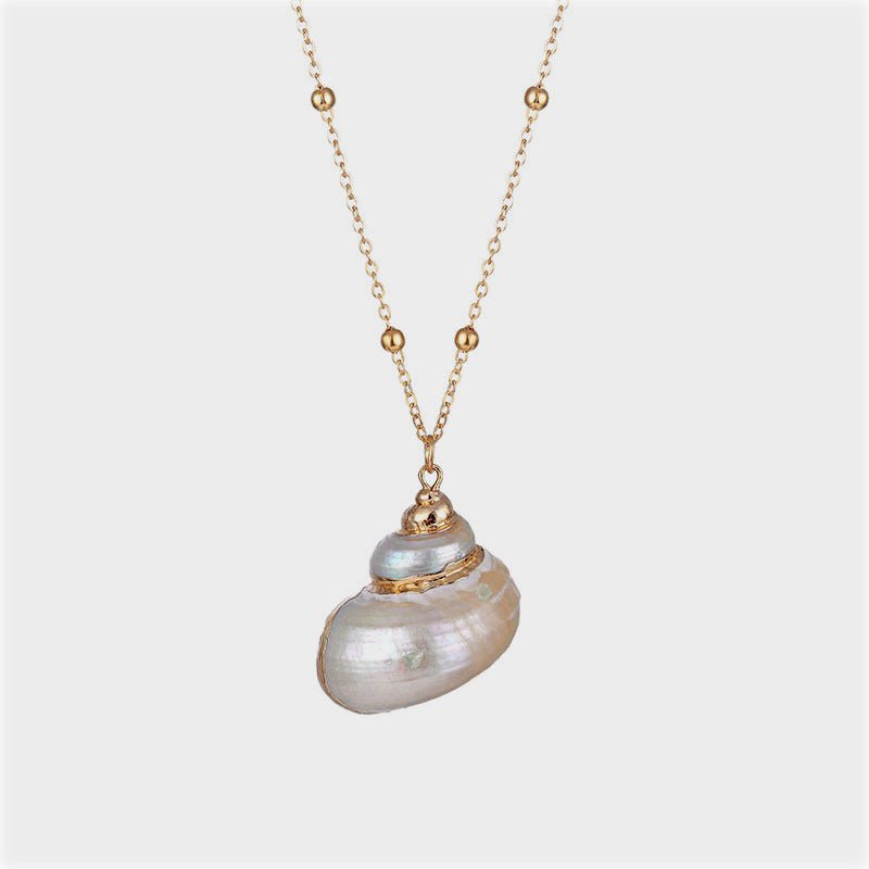 Conch Beads Necklace Natural Shell Phnom Penh Pendant Ornaments - Metamorphosis Creations