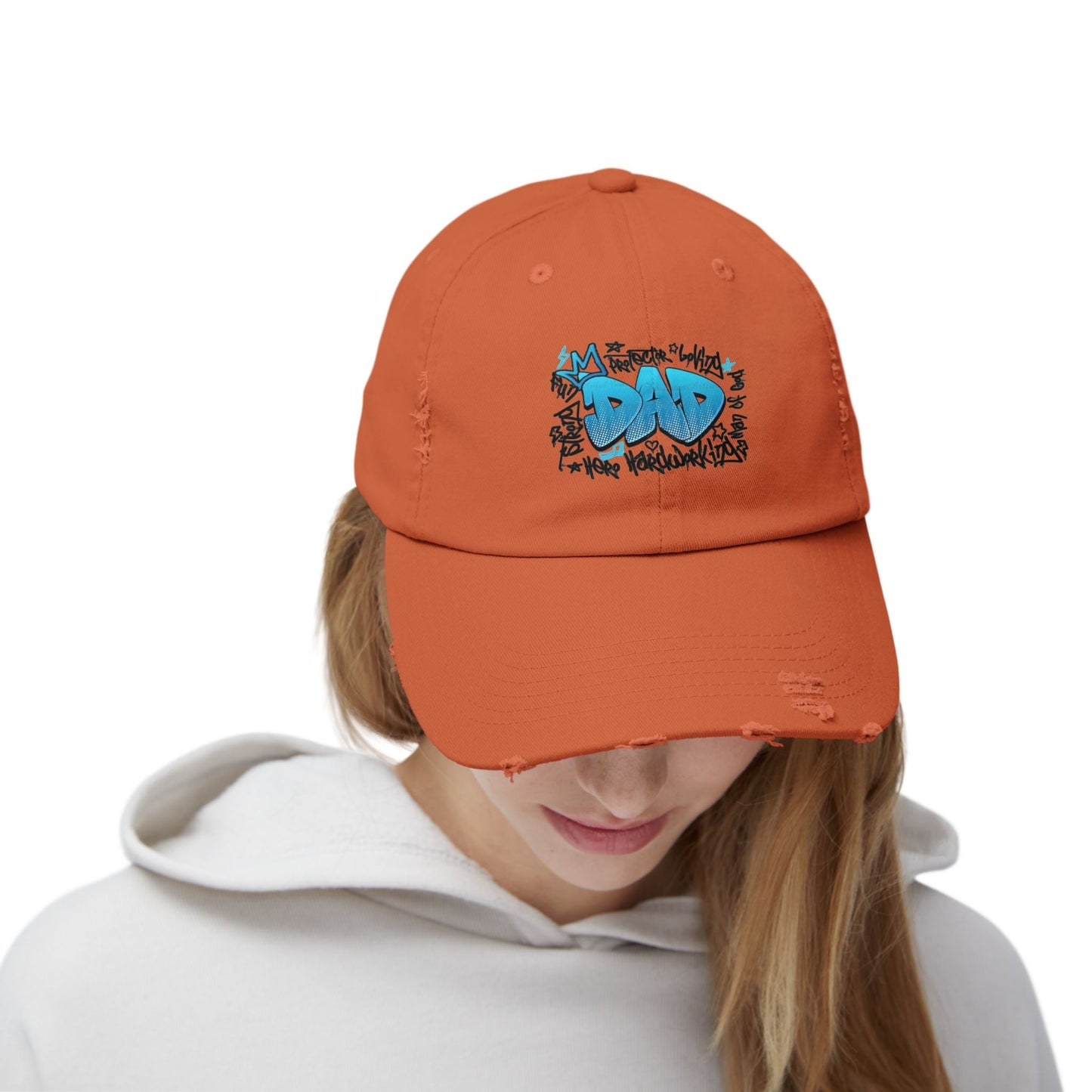 Cool Dad Distressed Cap | Fun Gift for Father's Day, Casual Wear, Unique Style, Vintage Hat, Dad Gifts - Metamorphosis Creations