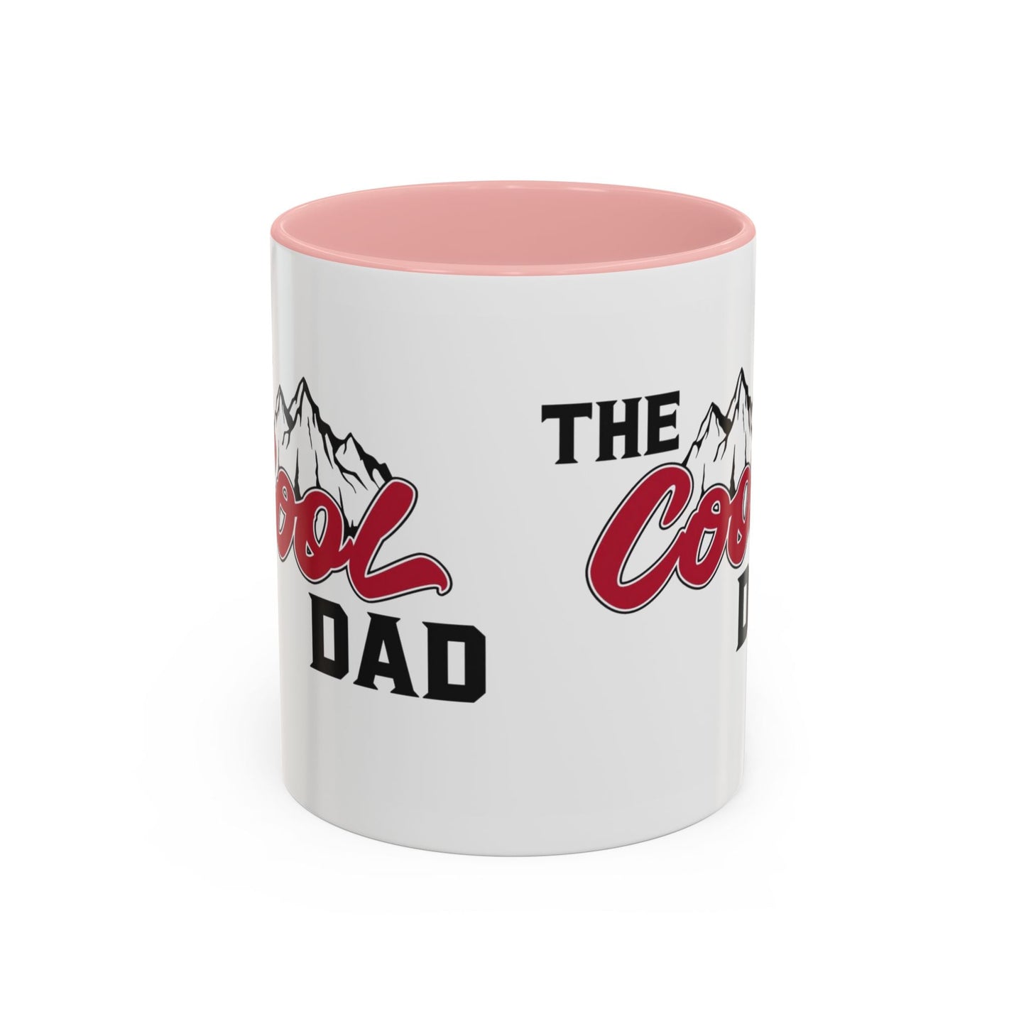 Cool Dad Mountain Accent Coffee Mug – Father’s Day Gift, Birthday Mug, Adventure - Themed Cup (11oz) - Metamorphosis Creations