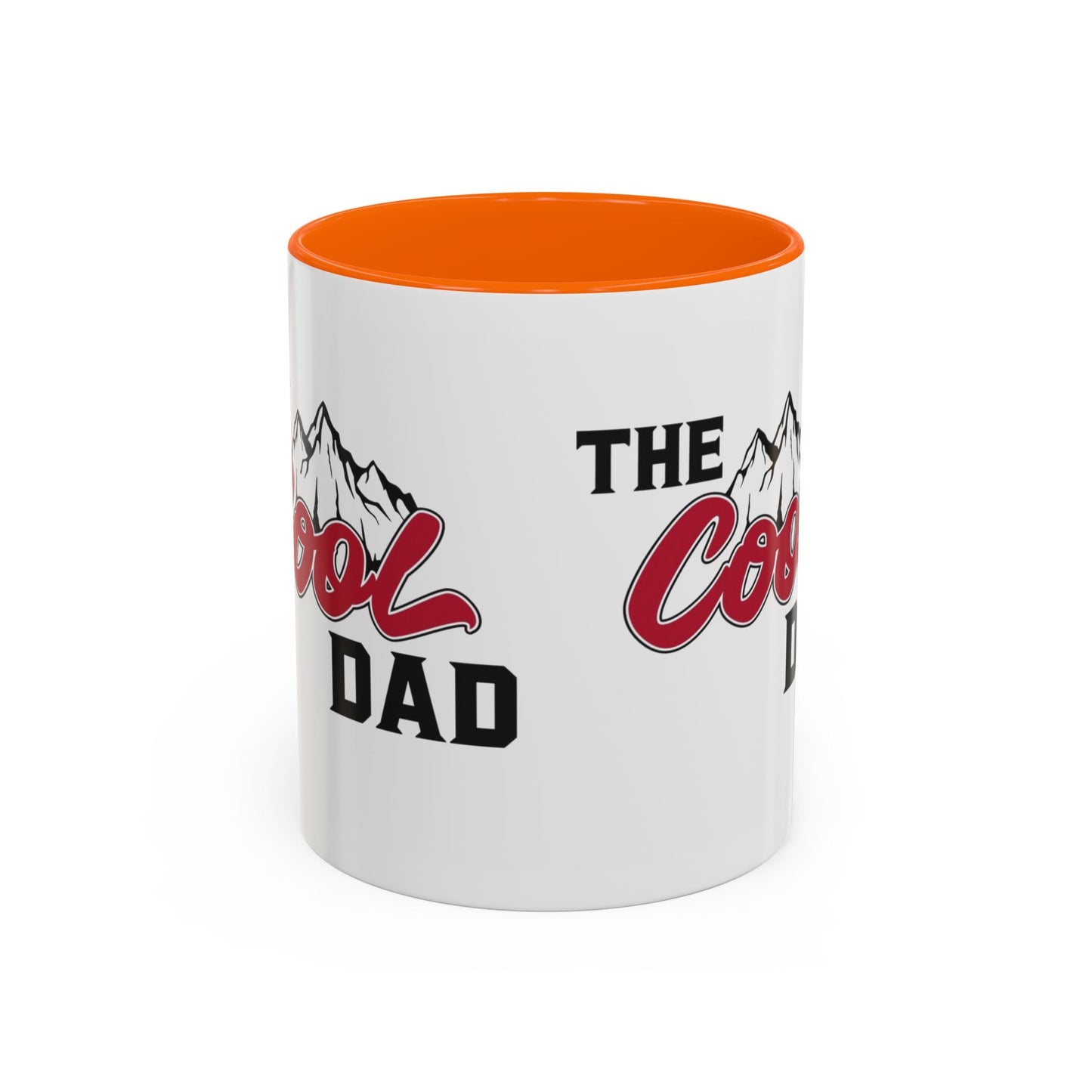 Cool Dad Mountain Accent Coffee Mug – Father’s Day Gift, Birthday Mug, Adventure - Themed Cup (11oz) - Metamorphosis Creations