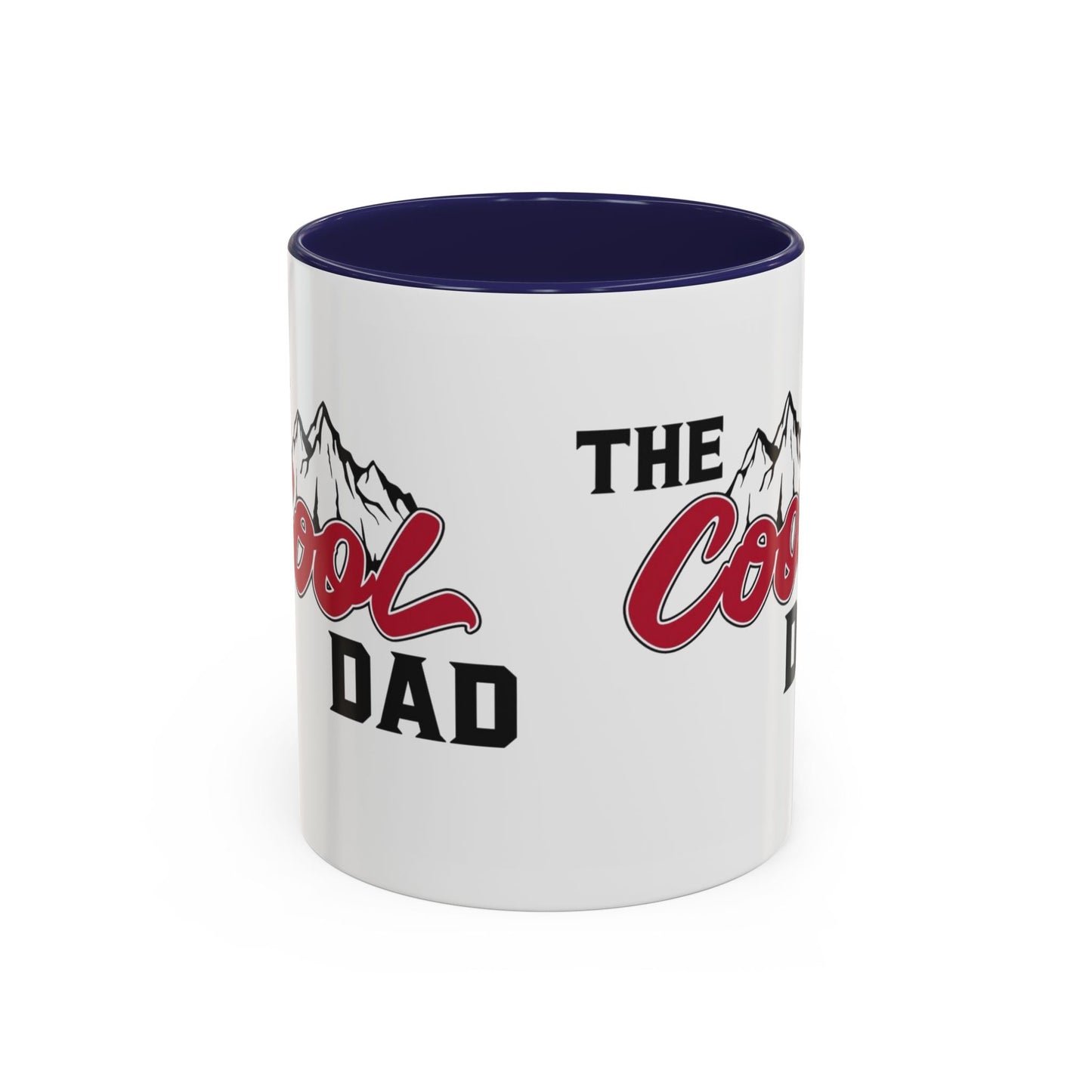 Cool Dad Mountain Accent Coffee Mug – Father’s Day Gift, Birthday Mug, Adventure - Themed Cup (11oz) - Metamorphosis Creations
