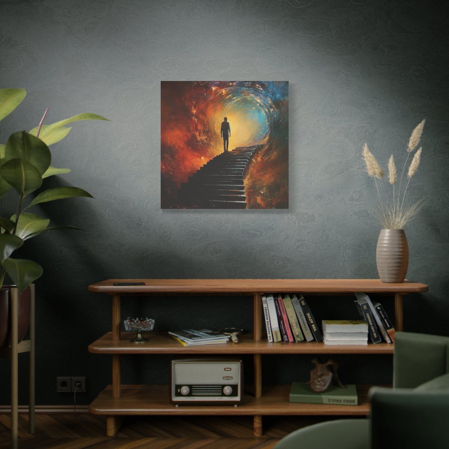 Embrace the Spirit of Nature and Free - Flowing Boho Vibes Spiritual Journey Canvas Art, Inspirational Meditation Decor, Inspirational Quote Wall Art - Metamorphosis Creations