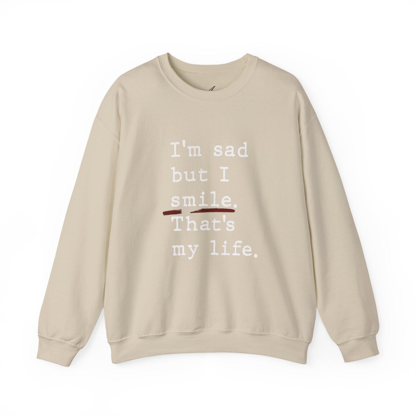 Emotional Statement Crewneck Sweatshirt - Unisex Casual Wear, Gift for Friends, Humor Apparel, Self - Care Reminder, Everyday Comfort - Metamorphosis Creations
