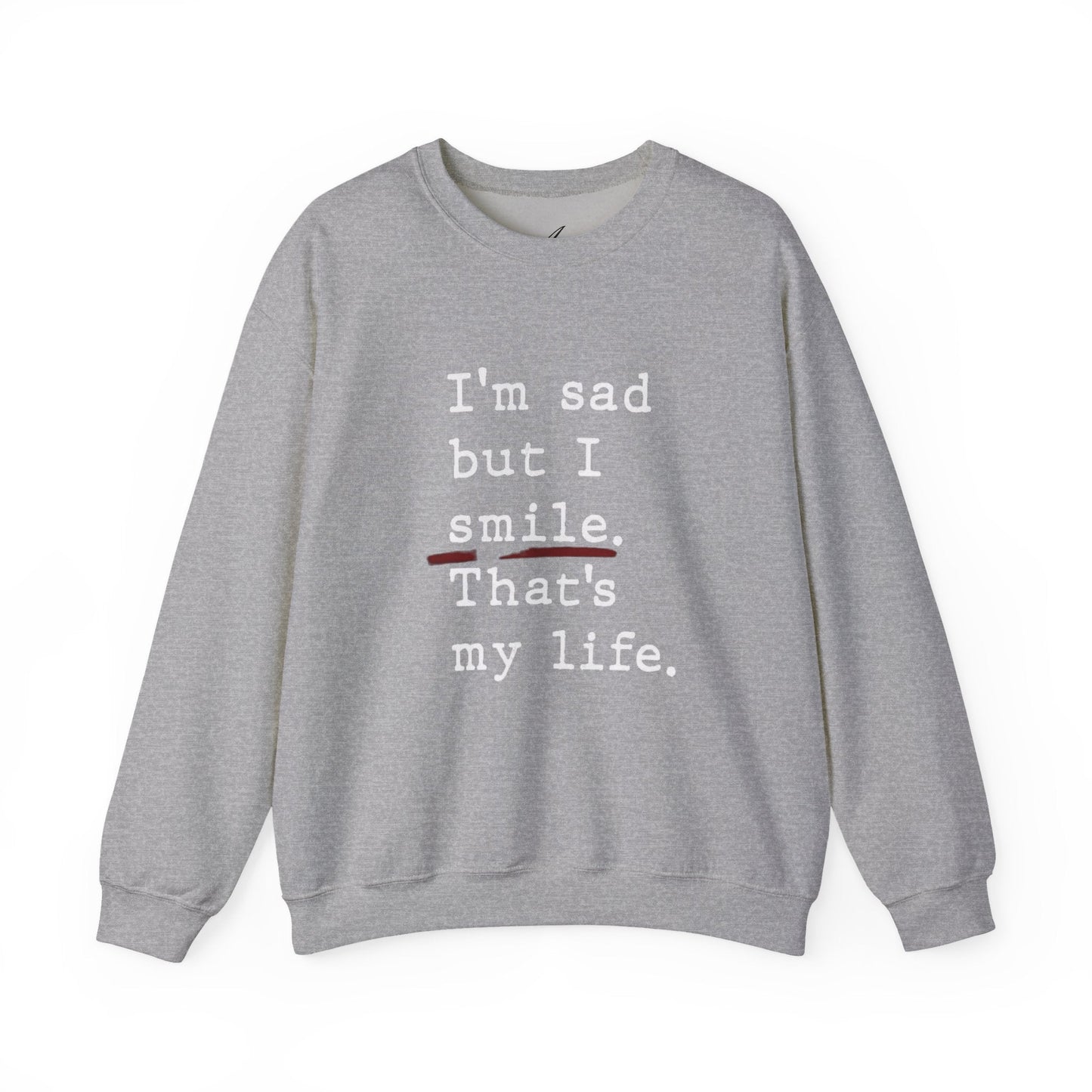 Emotional Statement Crewneck Sweatshirt - Unisex Casual Wear, Gift for Friends, Humor Apparel, Self - Care Reminder, Everyday Comfort - Metamorphosis Creations
