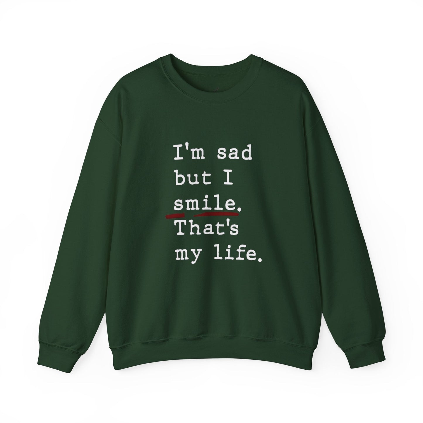 Emotional Statement Crewneck Sweatshirt - Unisex Casual Wear, Gift for Friends, Humor Apparel, Self - Care Reminder, Everyday Comfort - Metamorphosis Creations