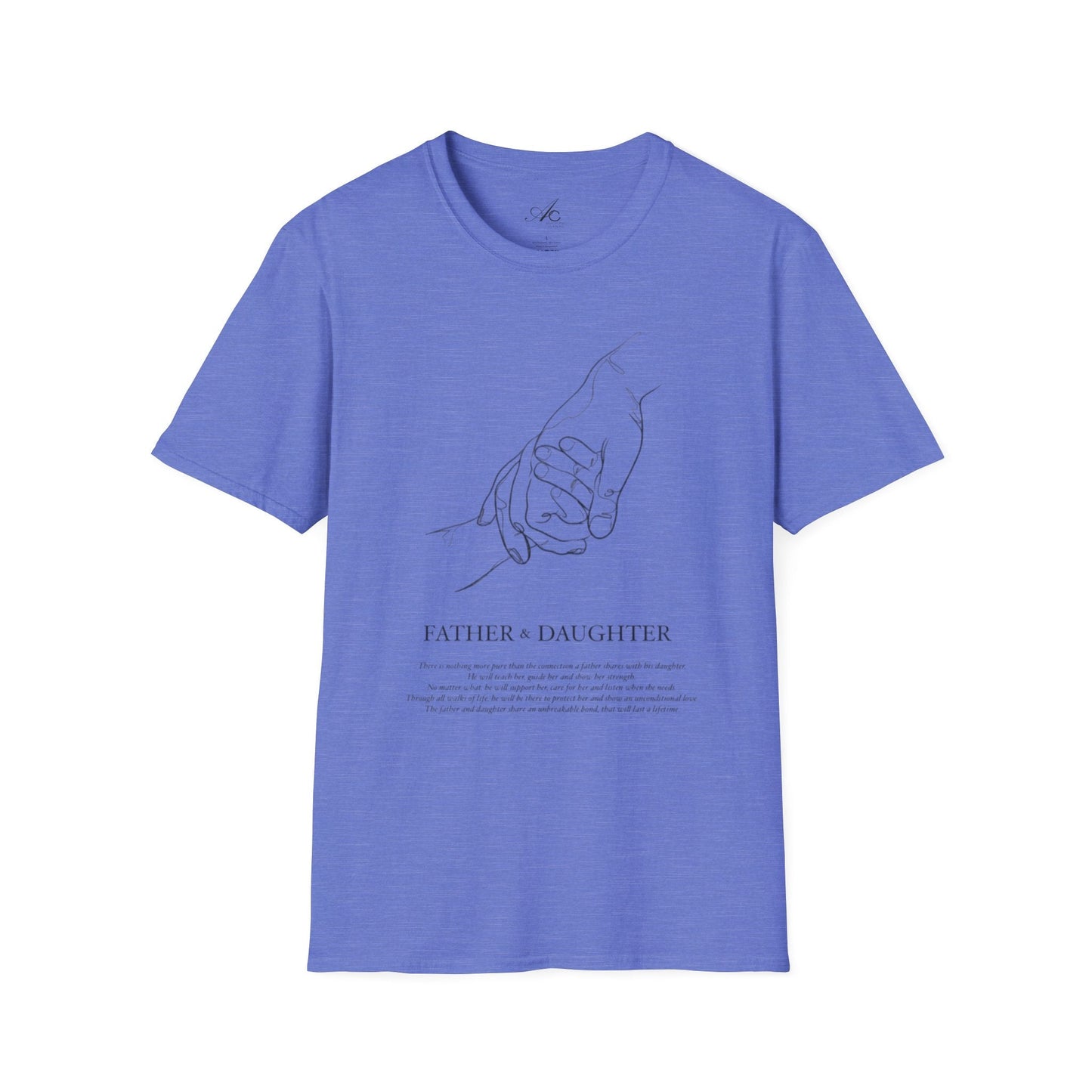 Father & Daughter Connection Unisex Soft style T Shirt Family Gift Parent Child Love Fathers Day Gift Emotional Bond Tee - Metamorphosis Creations
