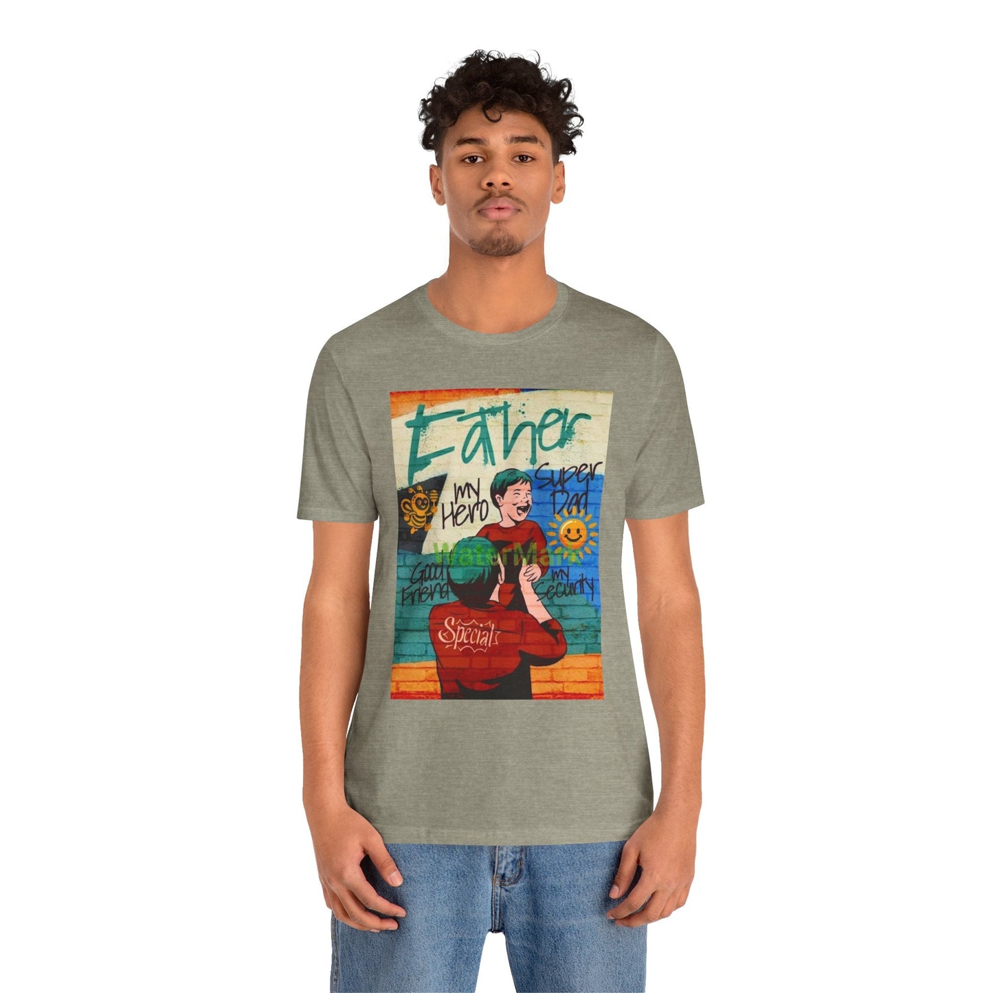 Fathers Day Hero Tee, Unisex TShirt, Gift for Dad, Super Dad Shirt, Fathers Day Present, Casual Style - Metamorphosis Creations