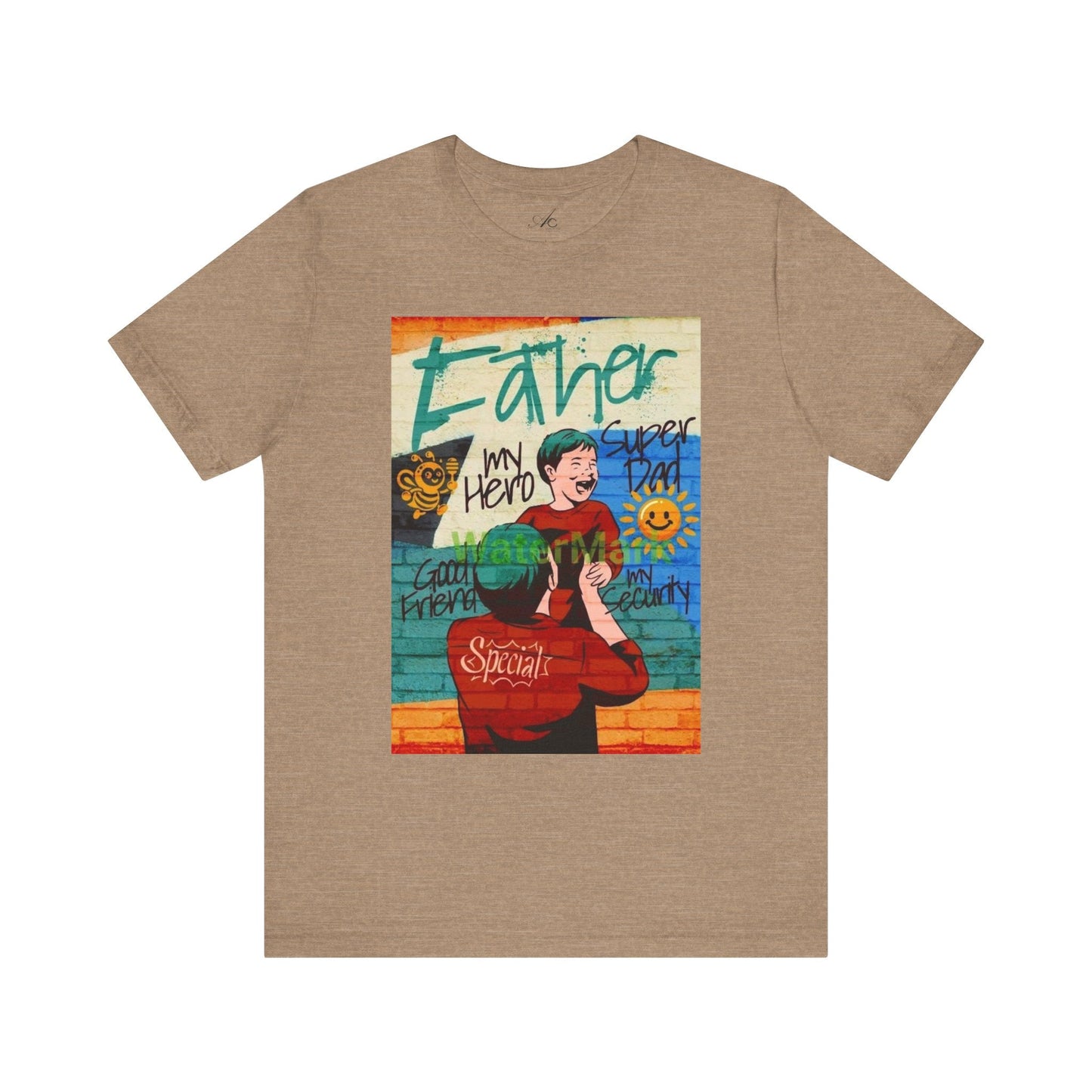 Fathers Day Hero Tee, Unisex TShirt, Gift for Dad, Super Dad Shirt, Fathers Day Present, Casual Style - Metamorphosis Creations